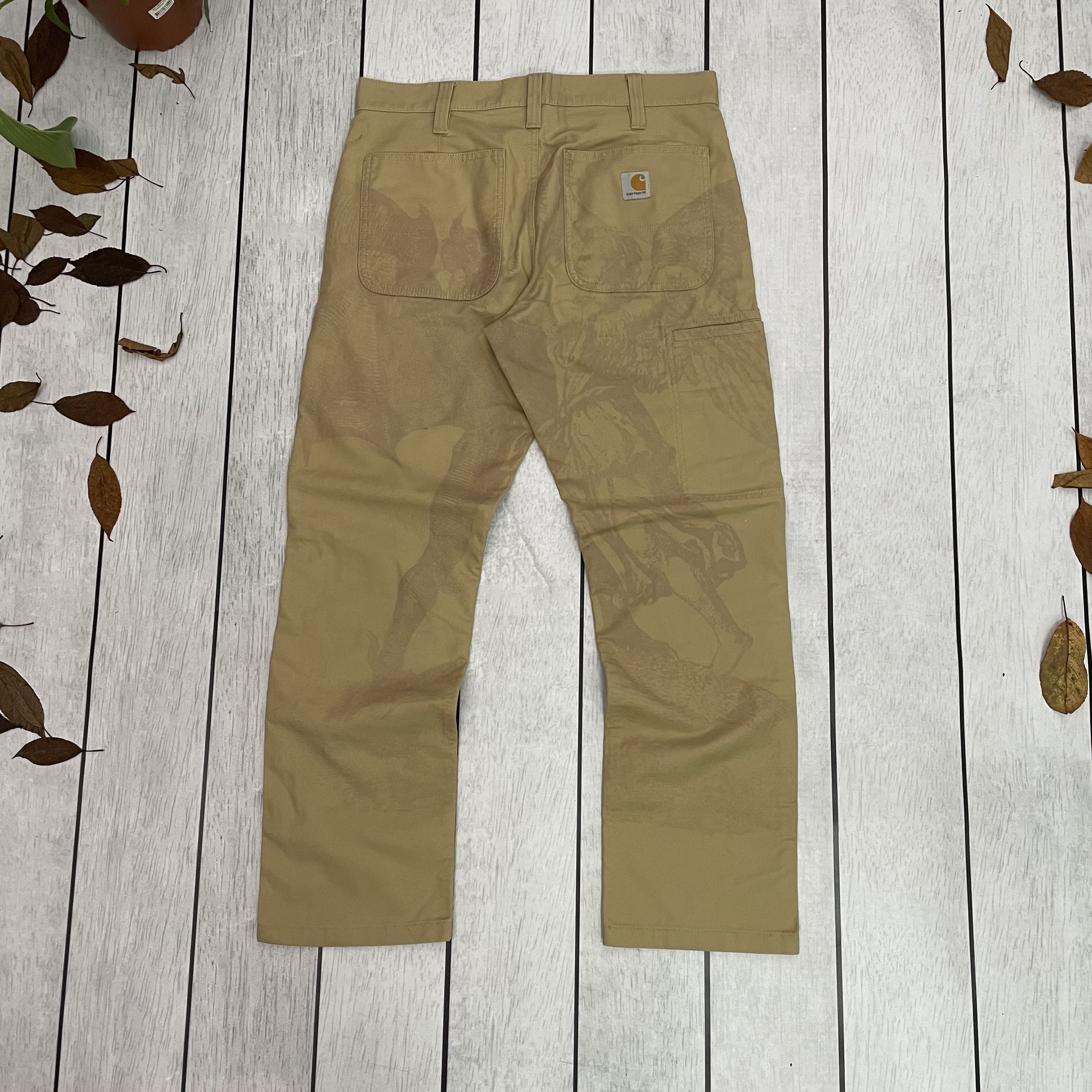 Carhartt Carhartt custom pants 1 of 1 art distressed y2k rare unique Size US 32 / EU 48 - 2 Thumbnail