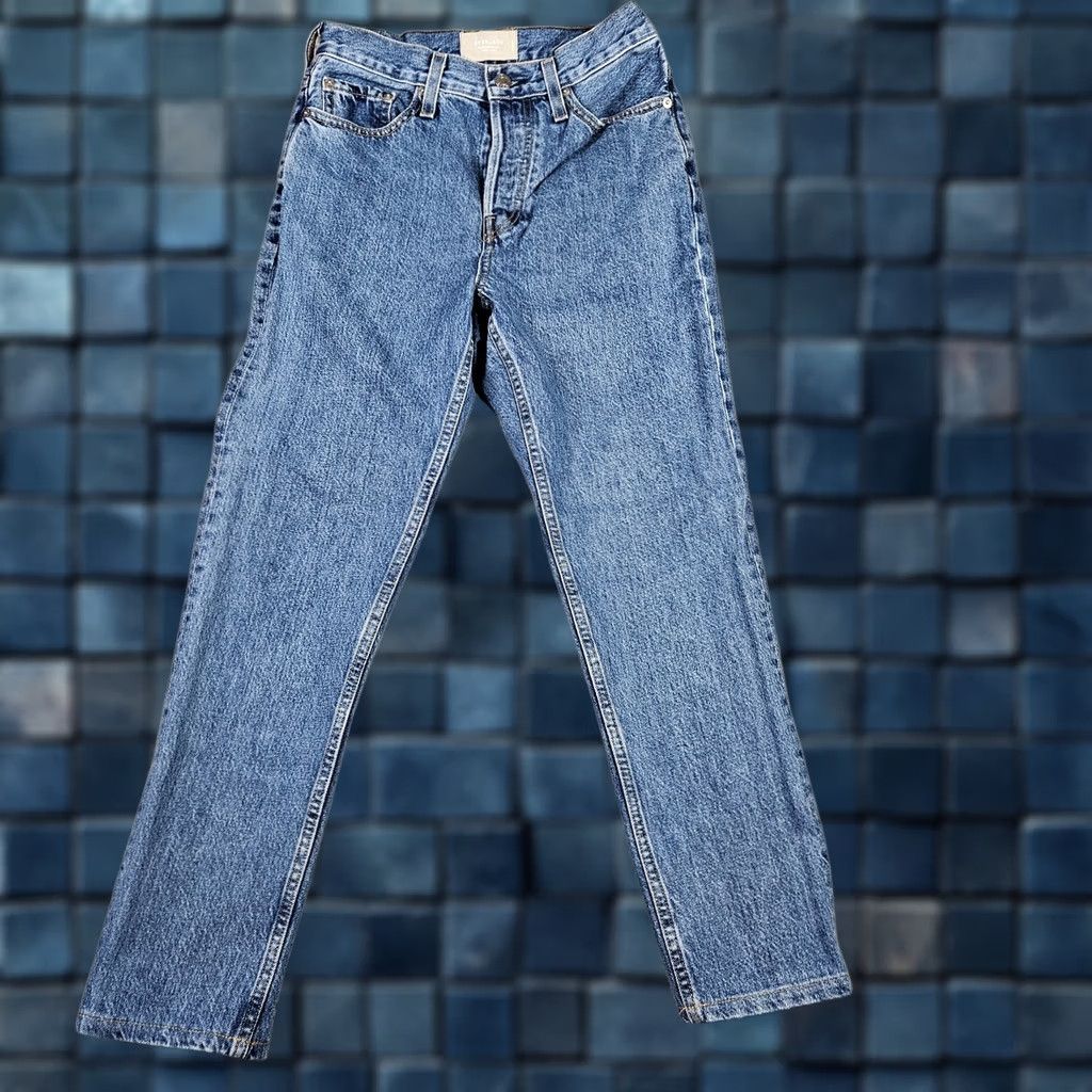 Everlane Everlane Jeans The 90s Cheeky Northridge Organic Cotton Ankle Size 25 Blue Regular 90s Womens Jeans Size 42" / US 20 - 1 Thumbnail
