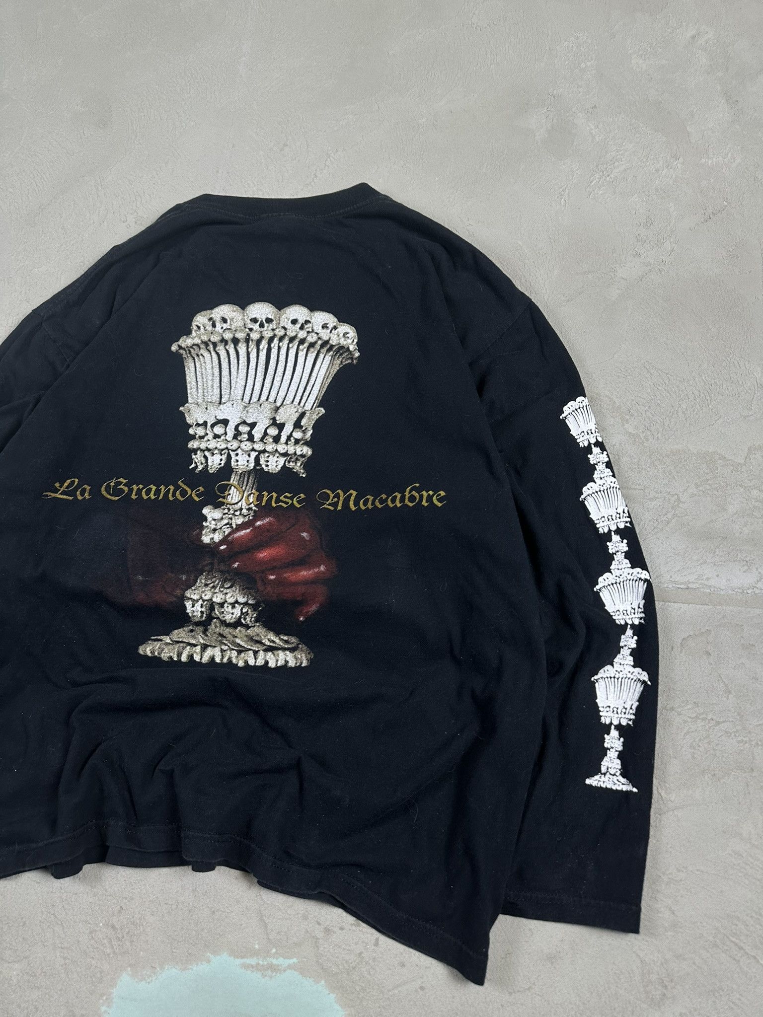Band Tees Rare 2000s Marduk Danse Macabre Black Metal Longsleeve Size US XL / EU 56 / 4 - 14 Thumbnail