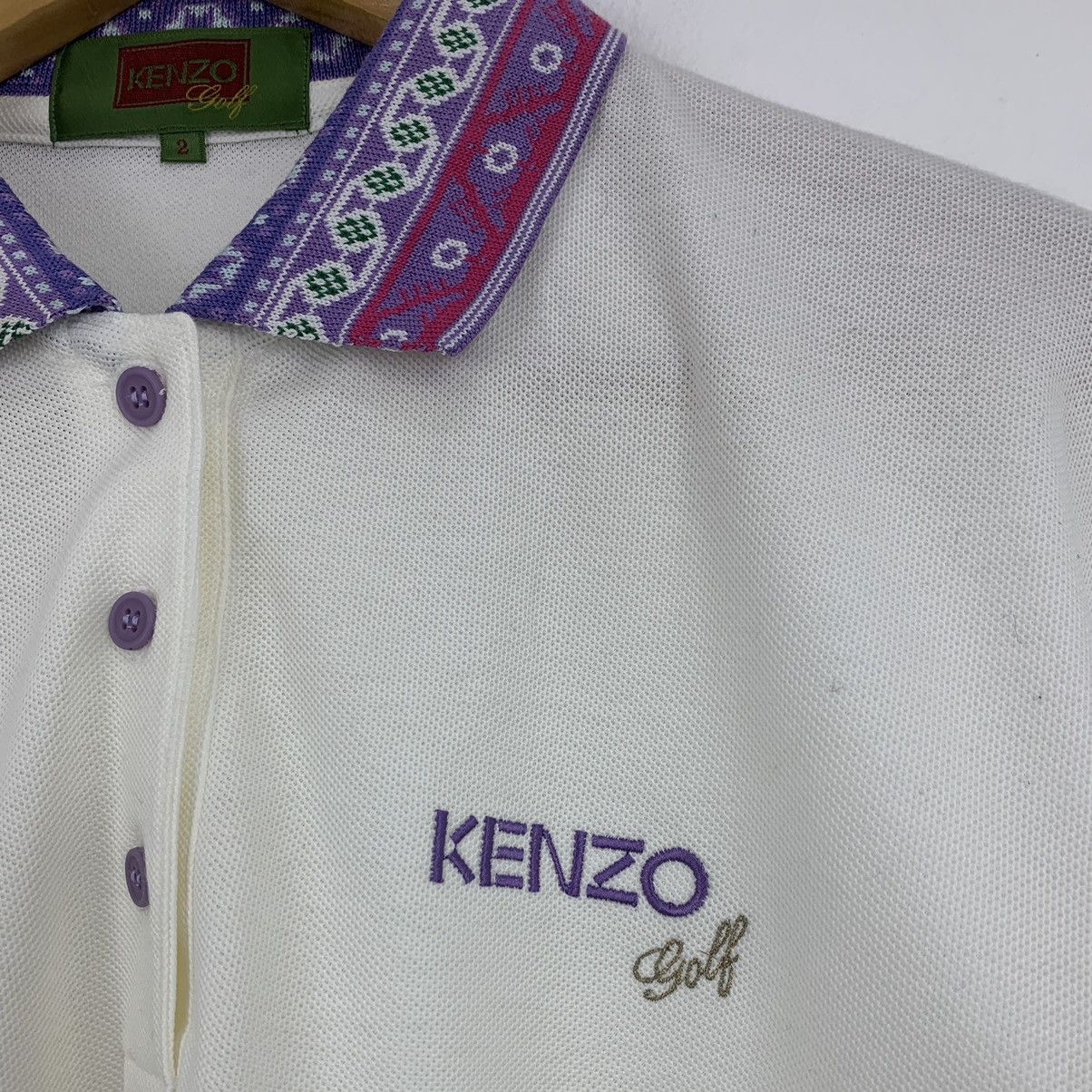 Kenzo × Vintage Vintage 90’s Kenzo Golf Polo Shirt Size US M / EU 48-50 / 2 - 5 Thumbnail