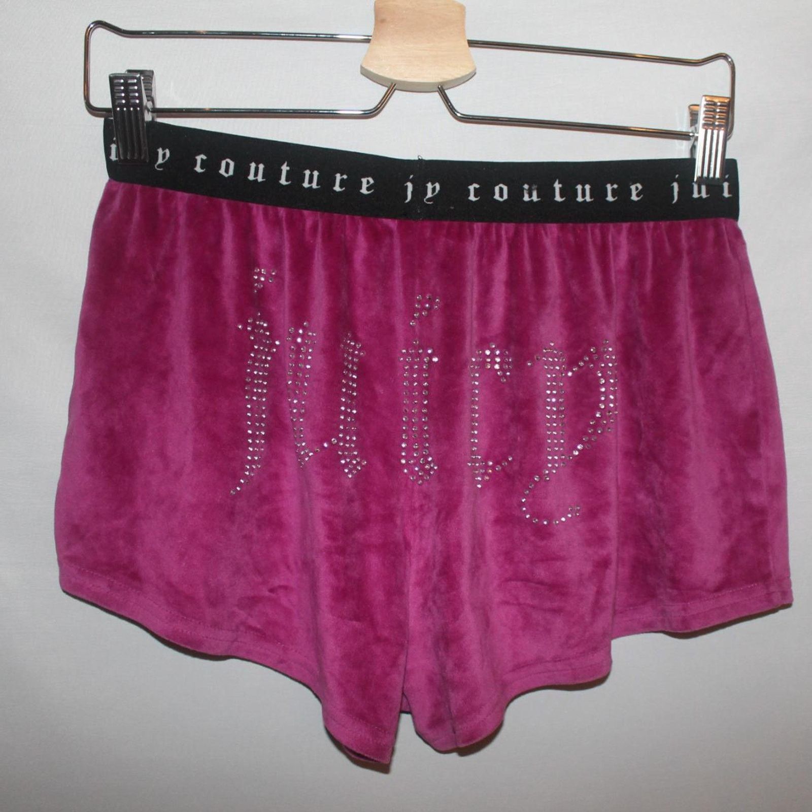 Juicy Couture Juicy Couture Sleepwear Velour Booty Shorts - Sz M Size M / US 6-8 / IT 42-44 - 2 Thumbnail