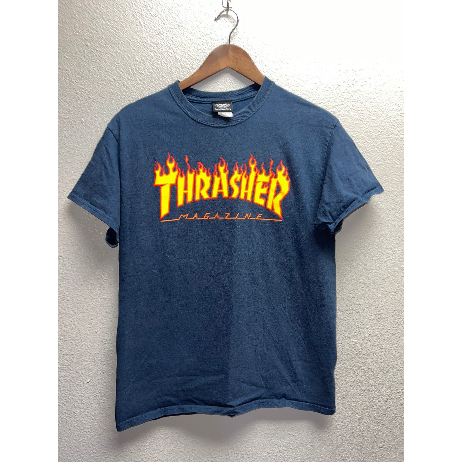 Thrasher Thrasher Magazine Shirt Blue Flames Logo Graphic Tee Medium Size US M / EU 48-50 / 2 - 1 Thumbnail