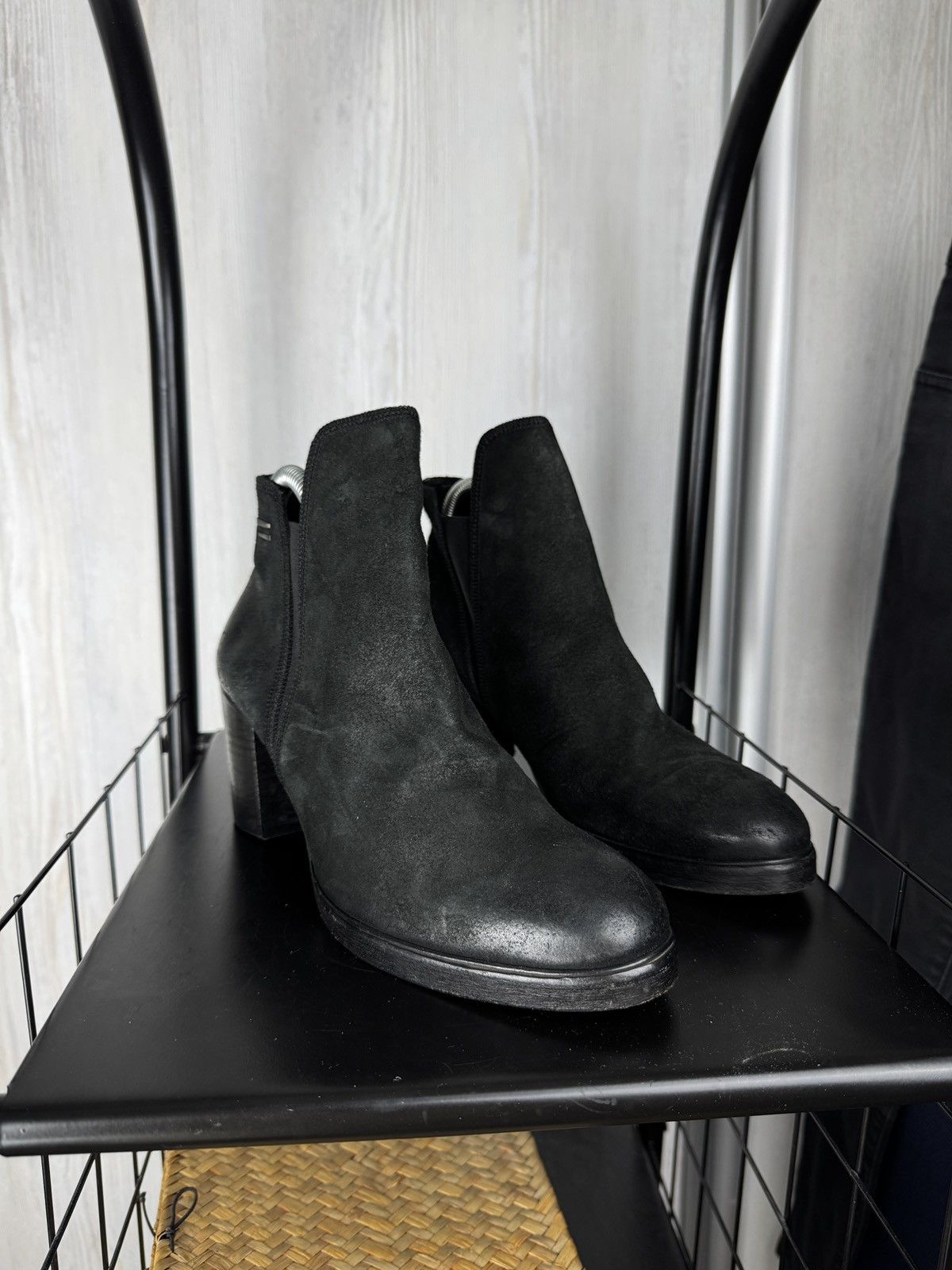 The Last Conspiracy The Last Conspiracy AASE WAXED SUEDE BLACK Ankle Boots sz 39 Size US 9 / IT 39 - 5 Thumbnail