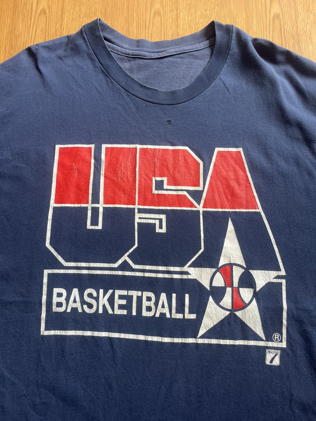 USA Olympics Vintage USA Basketball Team LOGO7 90’s Tshirt Size US XL / EU 56 / 4 - 5 Thumbnail