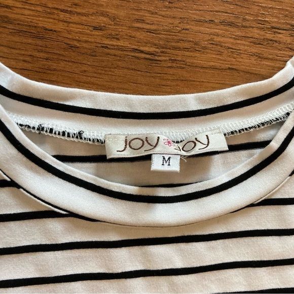 Other Joy Joy Top Shirt Size Medium Monkee’s Boutique Striped Blac Size M / US 6-8 / IT 42-44 - 2 Thumbnail