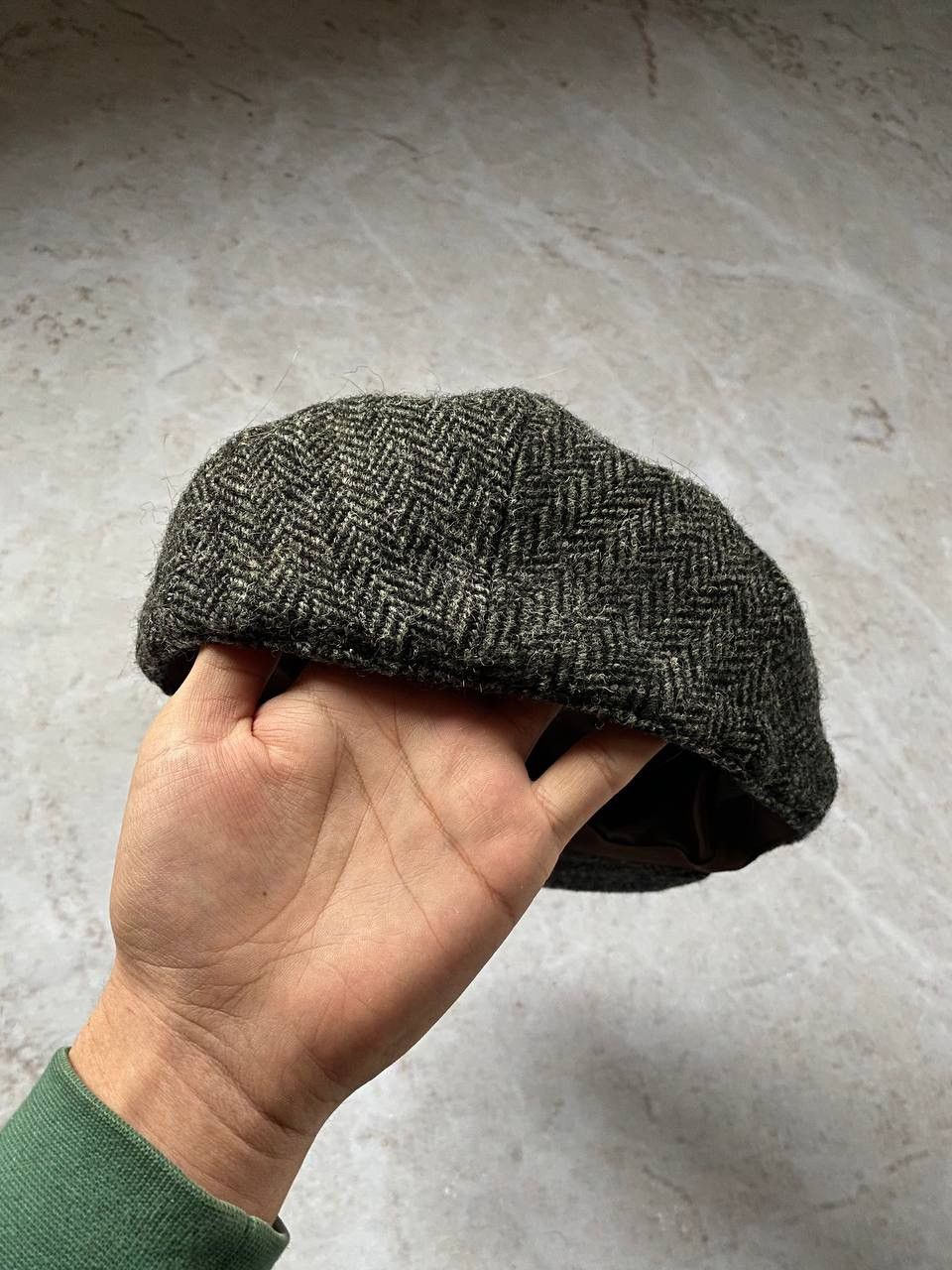 Harris Tweed Vintage 90s Harris Tweed Wool Cap Hat UK Size ONE SIZE - 4 Thumbnail