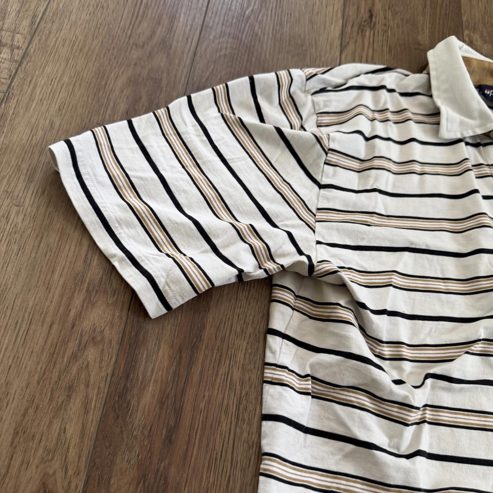Puritan Vintage 90s Puritan Striped Polo Pocket Shirt Size US M / EU 48-50 / 2 - 9 Thumbnail
