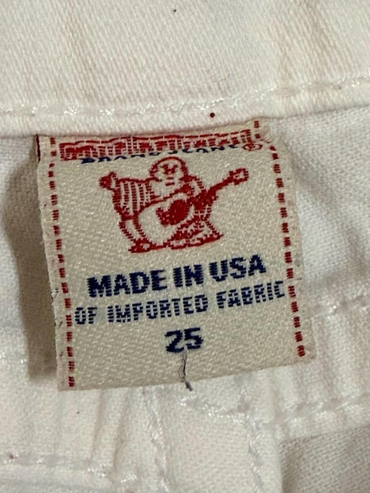 True Religion True Religion "Section Johnny" Jeans – Off-White – Size 25 Size 25" / US 0 / IT 36 - 3 Thumbnail