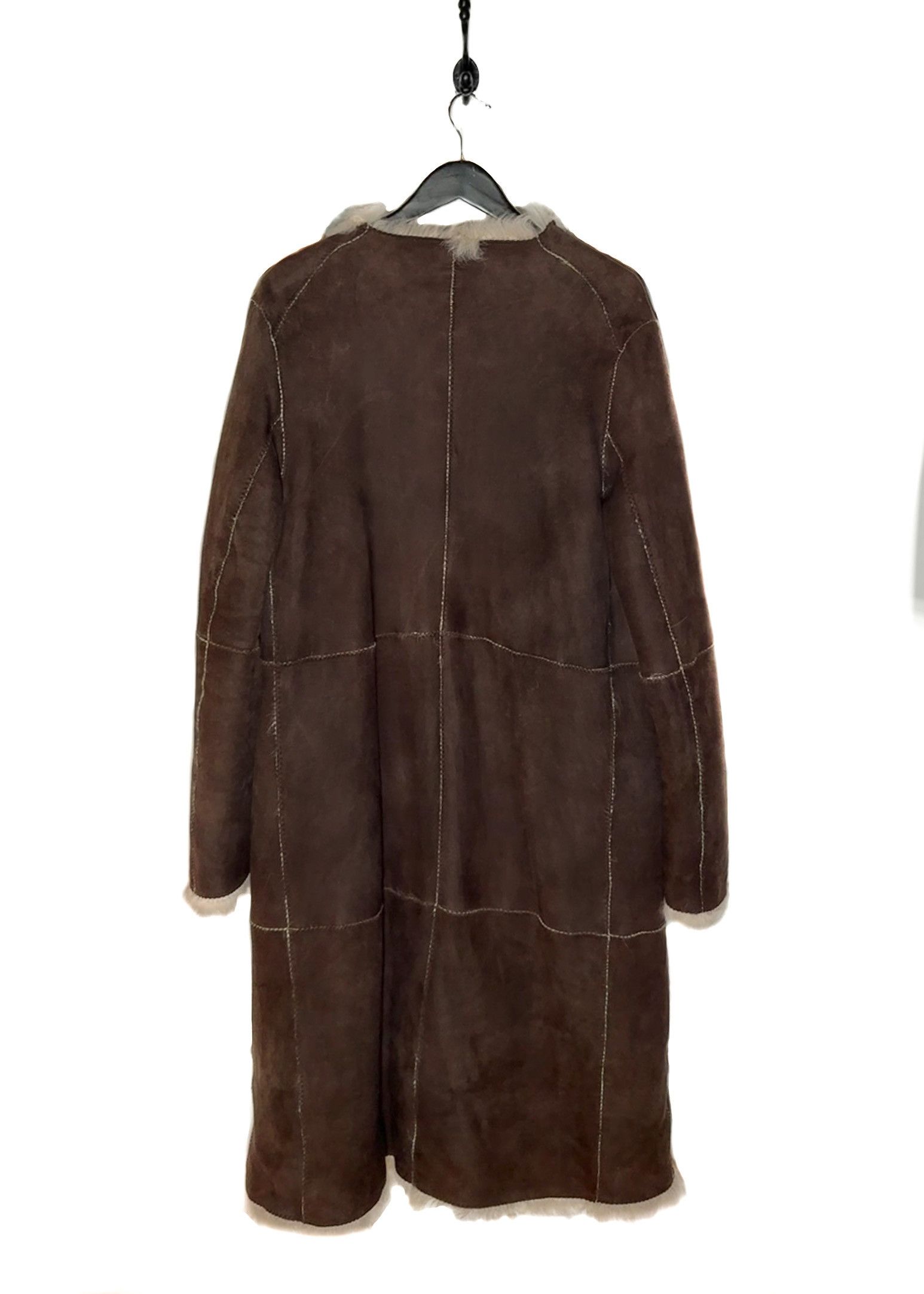 Marni Marni Brown Suede & Shearling Coat Size M / US 6-8 / IT 42-44 - 5 Thumbnail