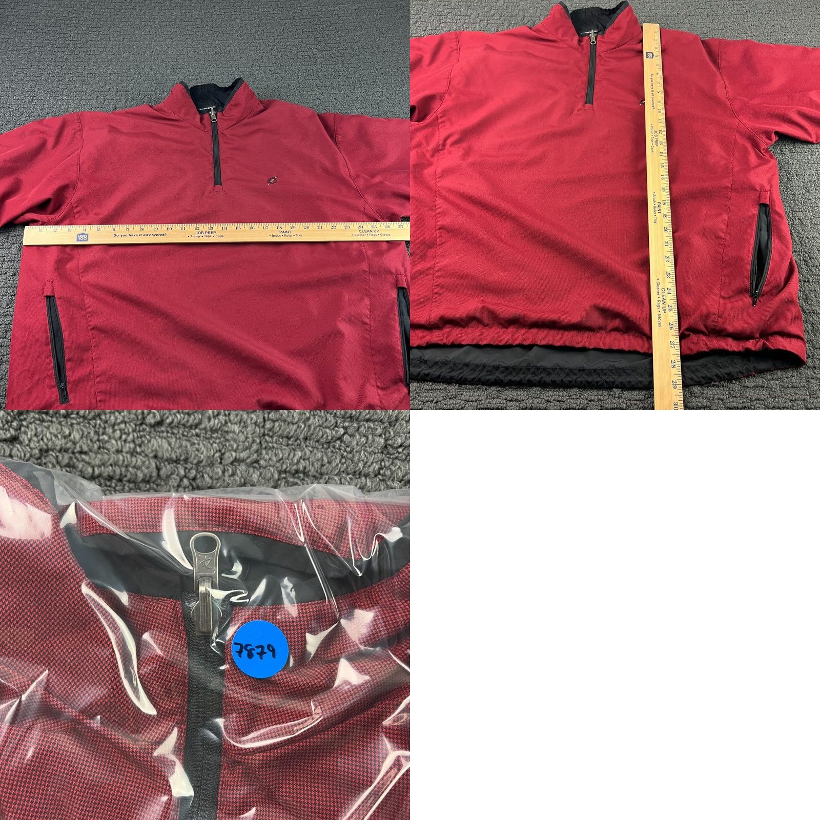 Vintage Zero Restriction Jacket Mens XL Black Red Windbreaker Reversible 1/4 Zip Windbreaker Jacket, Reversible, Black, XL, Men, ZR, Windbreaker, 1/4 Zip Size US XL / EU 56 / 4 - 9 Thumbnail