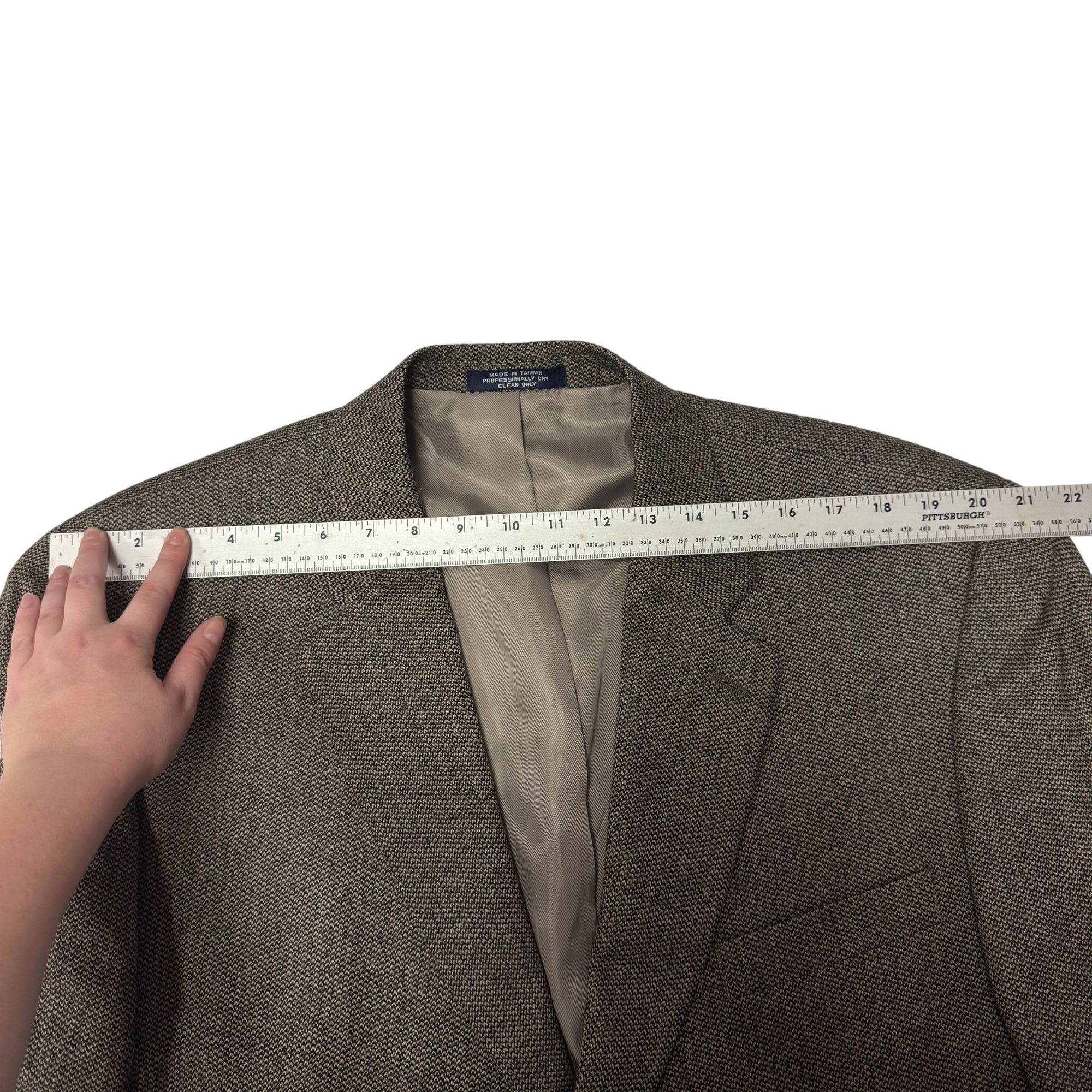 Chaps Ralph Lauren Chaps Ralph Lauren Men's Gold Brown Wool Alpaca Sport Coat Size 46R - 10 Thumbnail