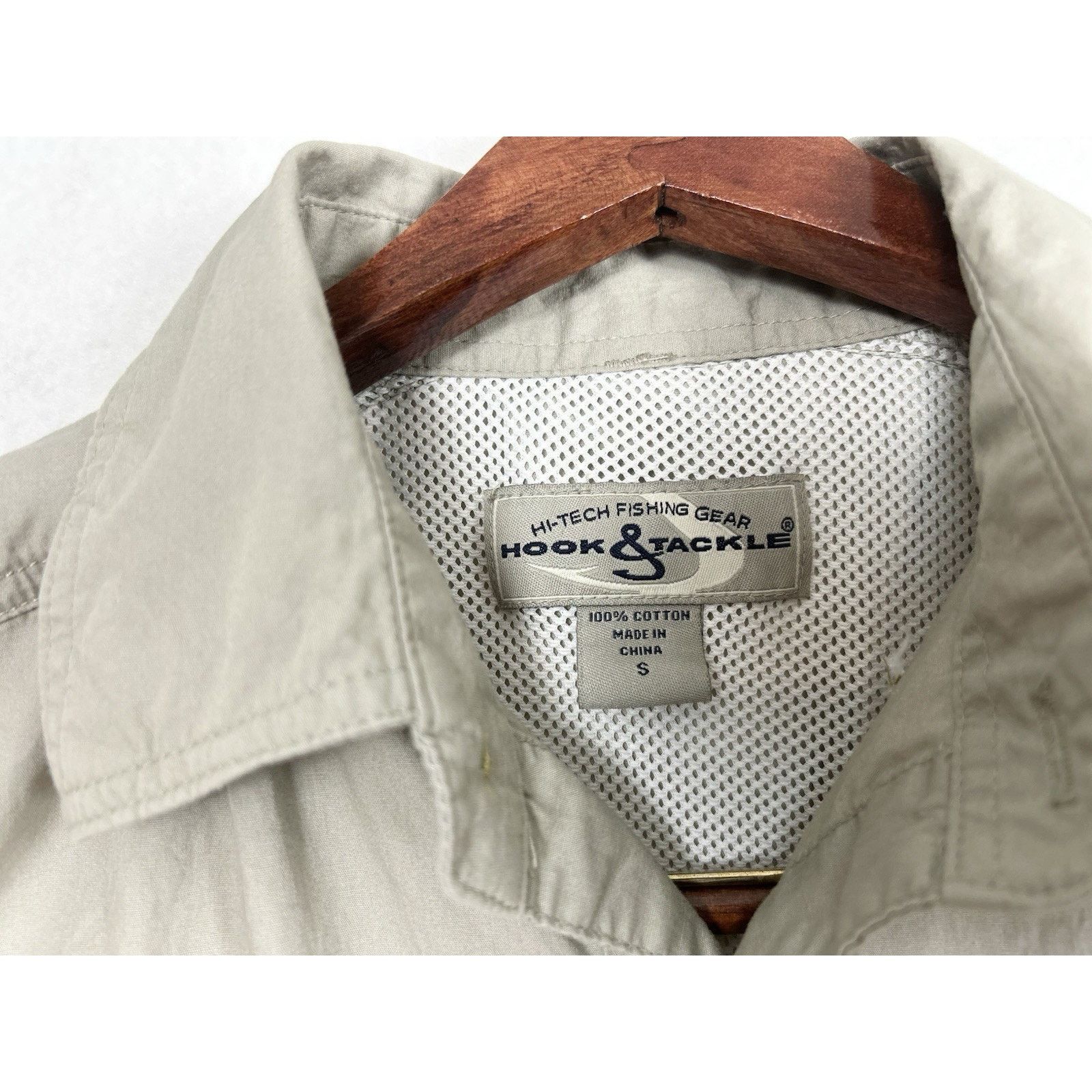 The Unbranded Brand Hook & Tackle Short Sleeve Natural Light Employee Shirt Size US S / EU 44-46 / 1 - 3 Thumbnail