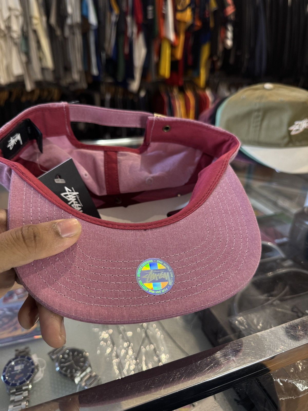 Stussy STUSSY PIGMENT DYED STRAPBACK CAP Size ONE SIZE - 6 Thumbnail
