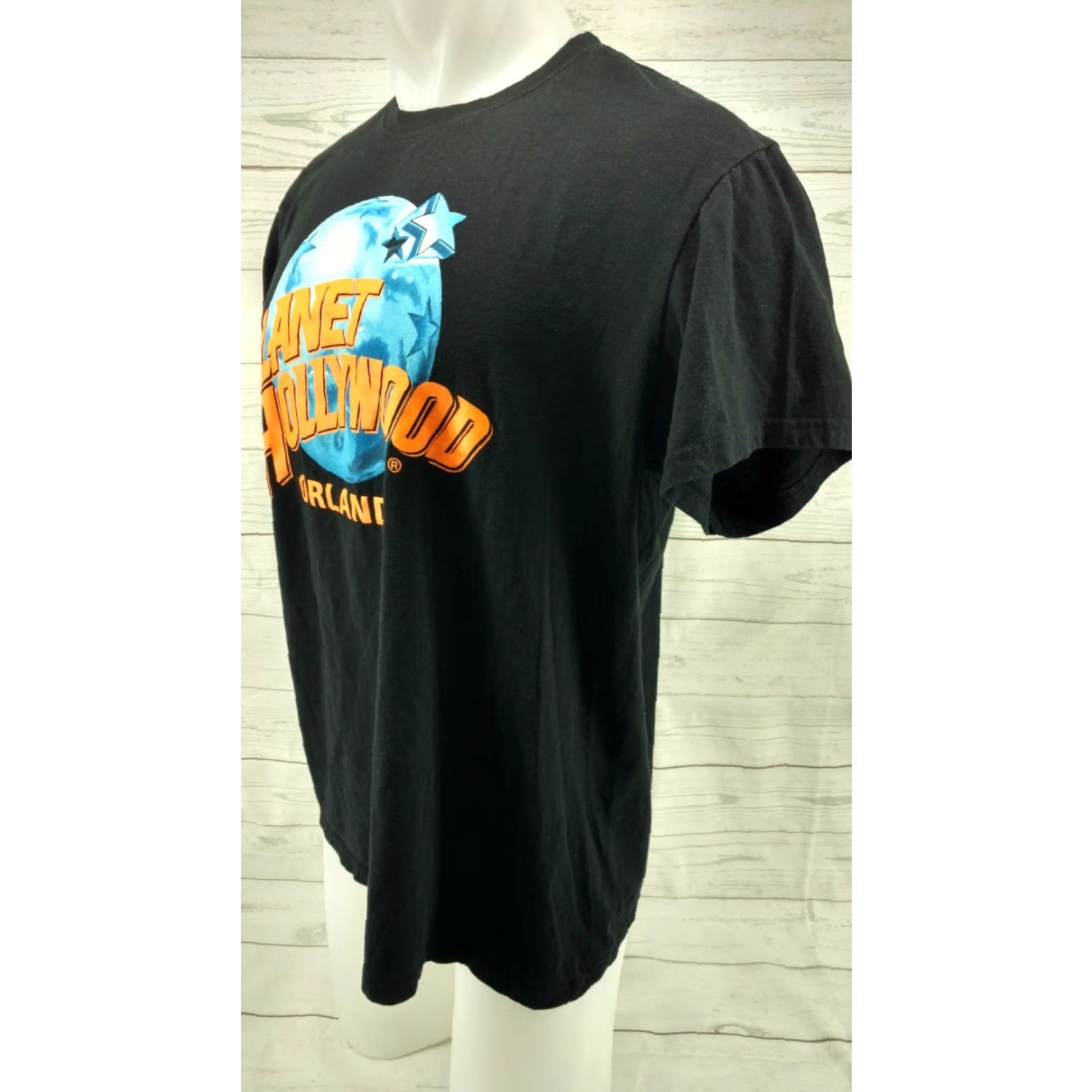 Planet Hollywood Planet Hollywood T Shirt Size Large Black Men Crew Neck Short Sleeve Logo Vintage No Size US L / EU 52-54 / 3 - 3 Thumbnail