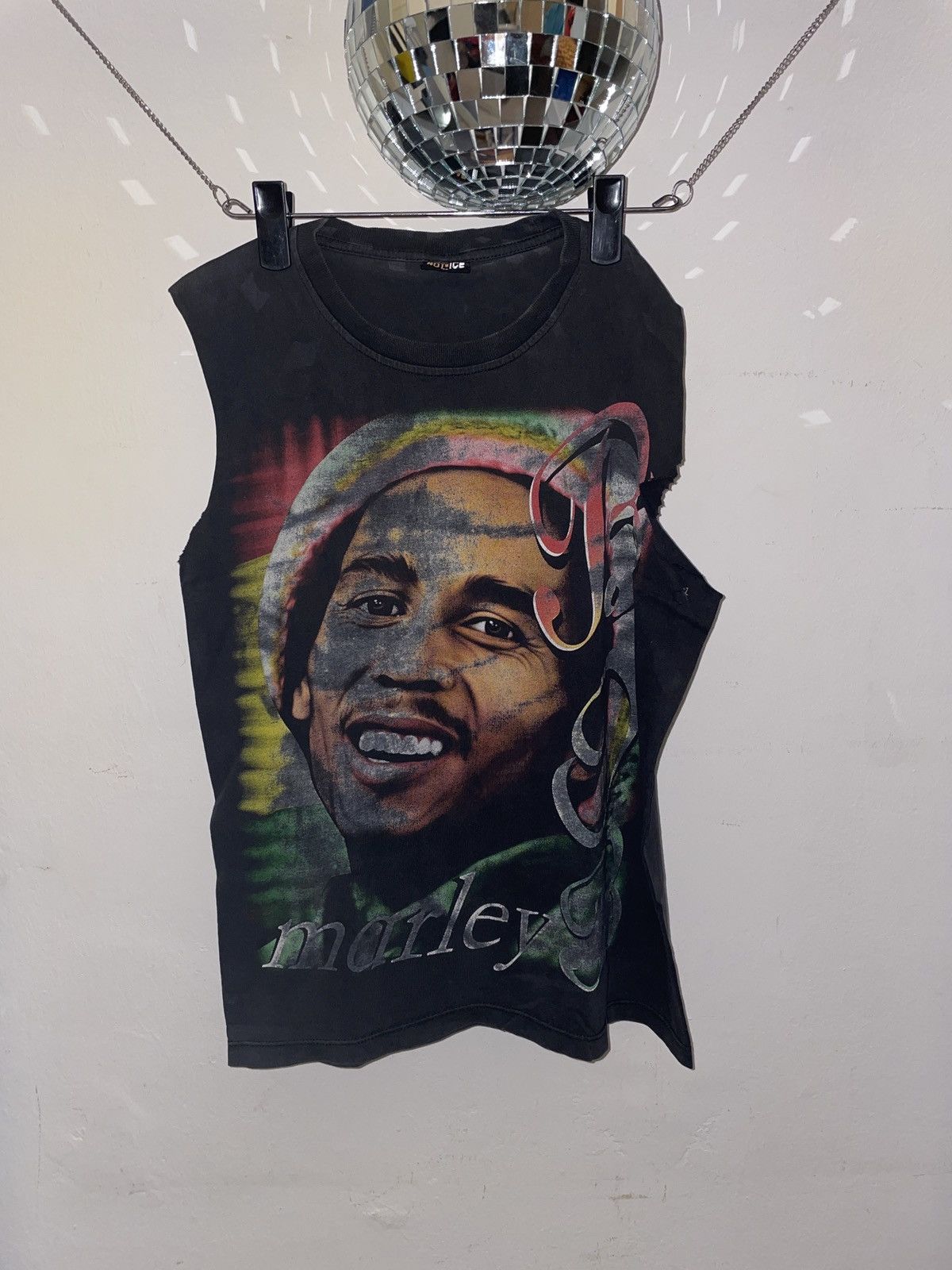 Band Tees Vintage Distressed Bootleg Sleeveless Bob Marley Rap Tee Size M / US 6-8 / IT 42-44 - 1 Thumbnail
