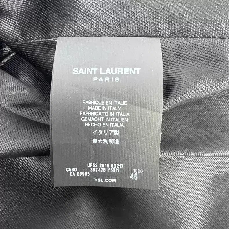 Saint Laurent Paris Saint Laurent Paris Five Zipper Biker Jacket i Size US M / EU 48-50 / 2 - 5 Thumbnail