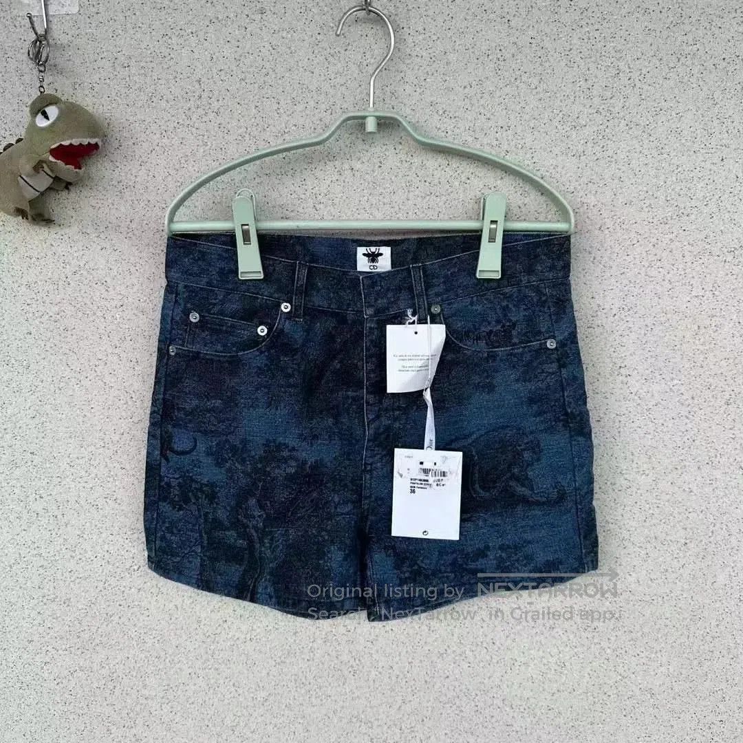 Japanese Brand Dior Zoo Print Phantom Shorts. Size 35" - 1 Thumbnail