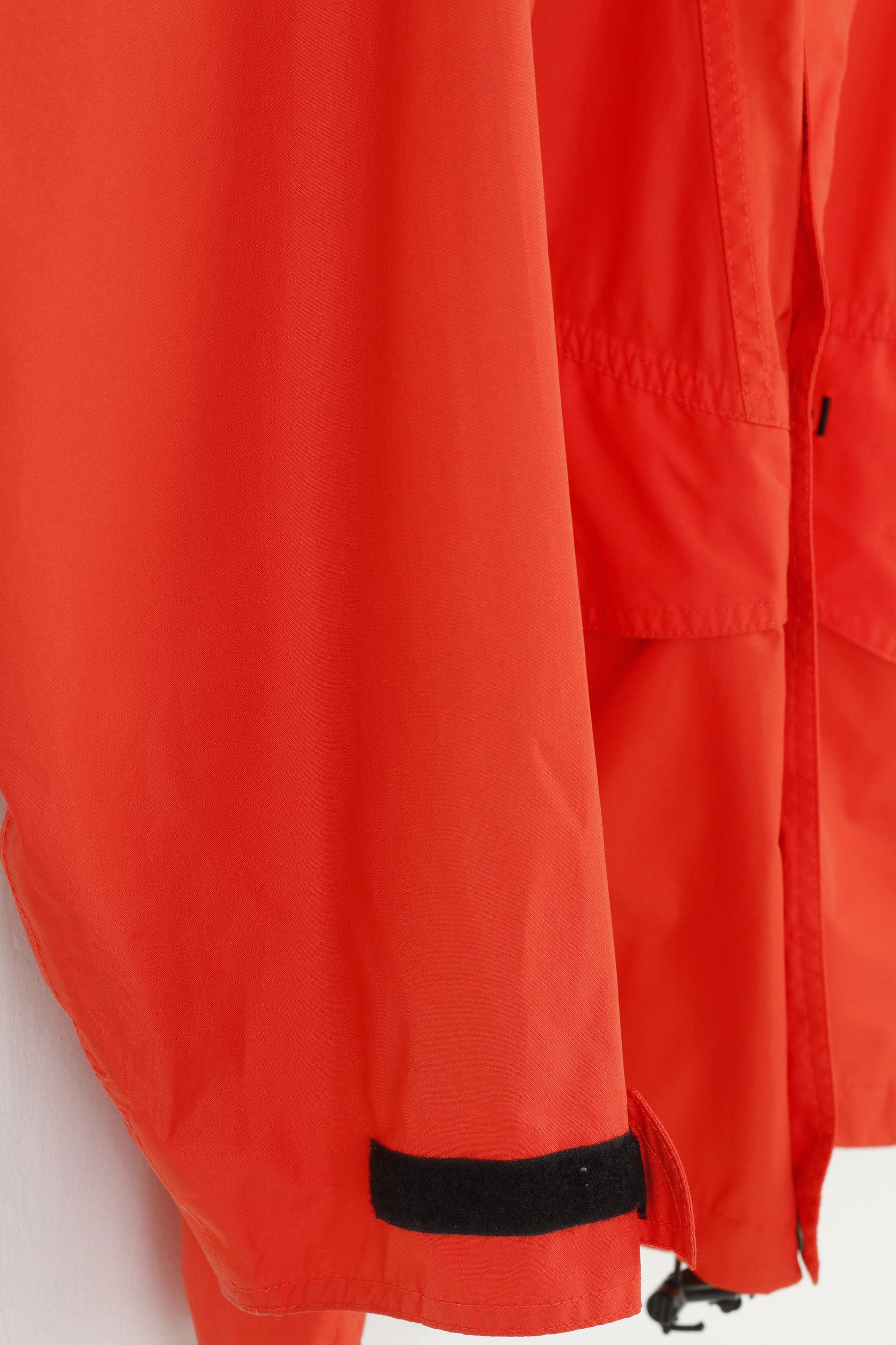 Vintage Schoffel Men L Jacket Orange Hood Full Zipper 0384 Size US L / EU 52-54 / 3 - 3 Thumbnail