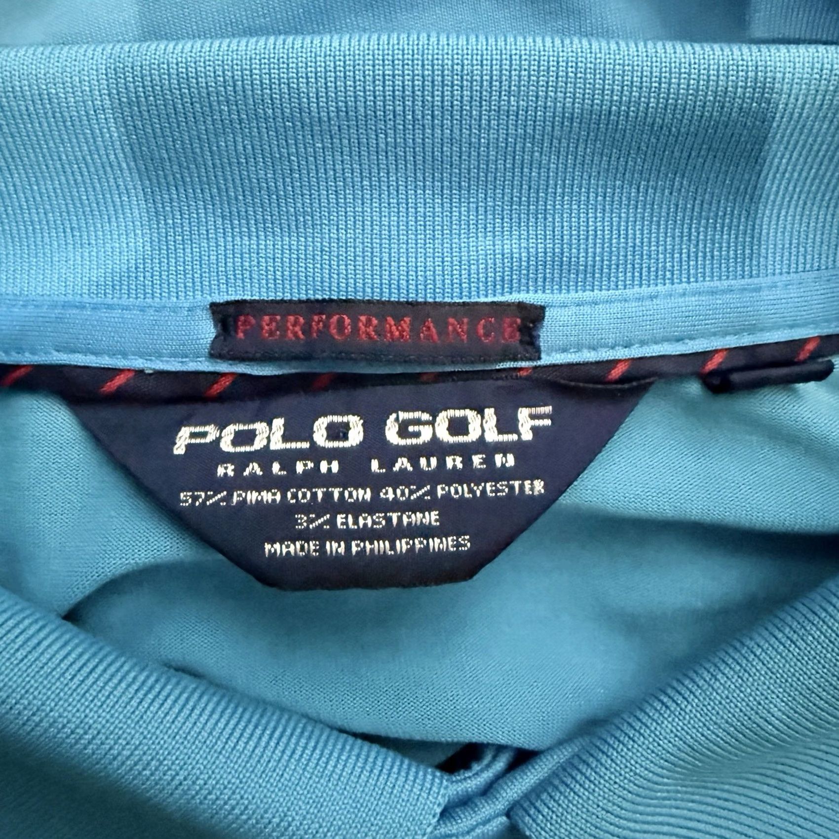 Ralph Lauren Polo Ralph Lauren Performance Polo Shirt Blue XL Mens Athletic Fit Golf Cotton Blend PIMA COTTON BLEND Size US XL / EU 56 / 4 - 4 Thumbnail