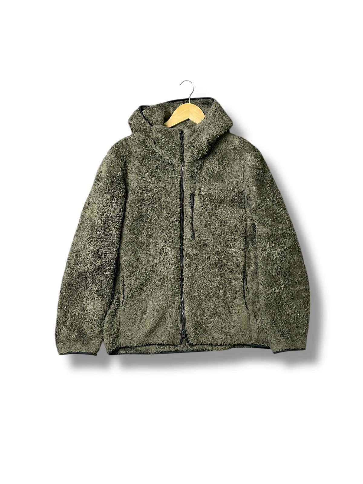 Japanese Brand × Uniqlo × Vintage Vintage Uniqlo Fleece Hooded Jacket (48) Size US S / EU 44-46 / 1 - 1 Thumbnail