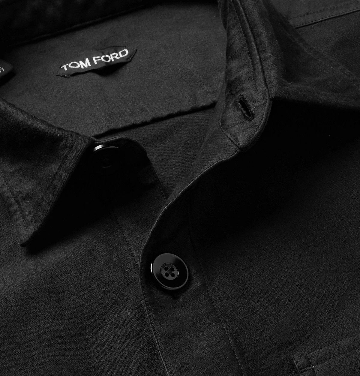 Tom Ford o1loc1c0724 94UDAN Overshirt in Black Size US S / EU 44-46 / 1 - 4 Thumbnail