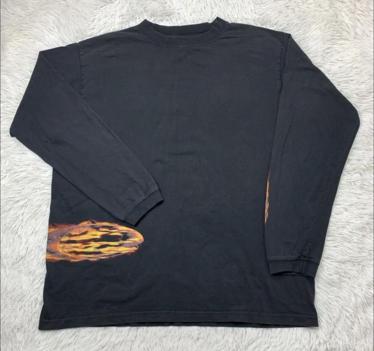 米国製90s ORKLEY / long sleeve T-shirt Vintage 90s Oakley Software Long Sleeve Shirt Large Metal
