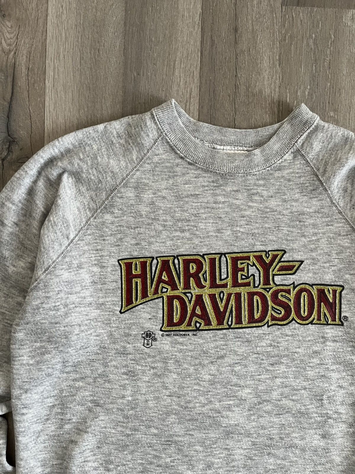 Harley Davidson 1987 Holubek Harley Davidson Rapid City SD Crewneck Size US M / EU 48-50 / 2 - 3 Thumbnail