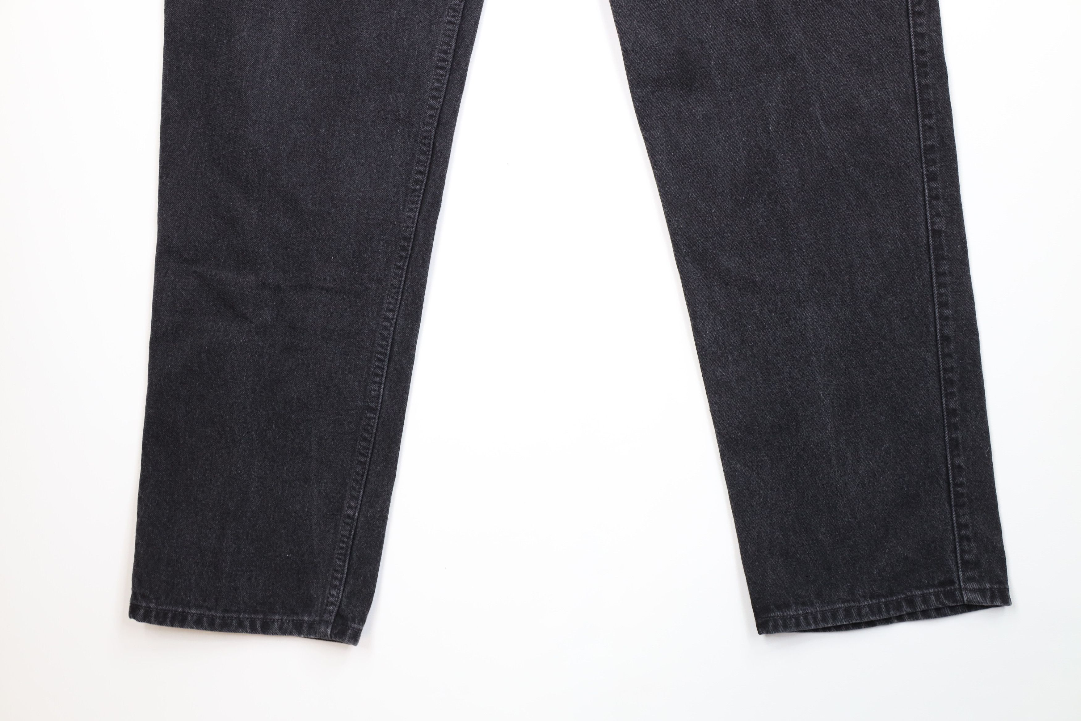 Levi's Vintage 90s Levis 545 Loose Fit Denim Jeans Black Cotton Size US 38 / EU 54 - 4 Thumbnail