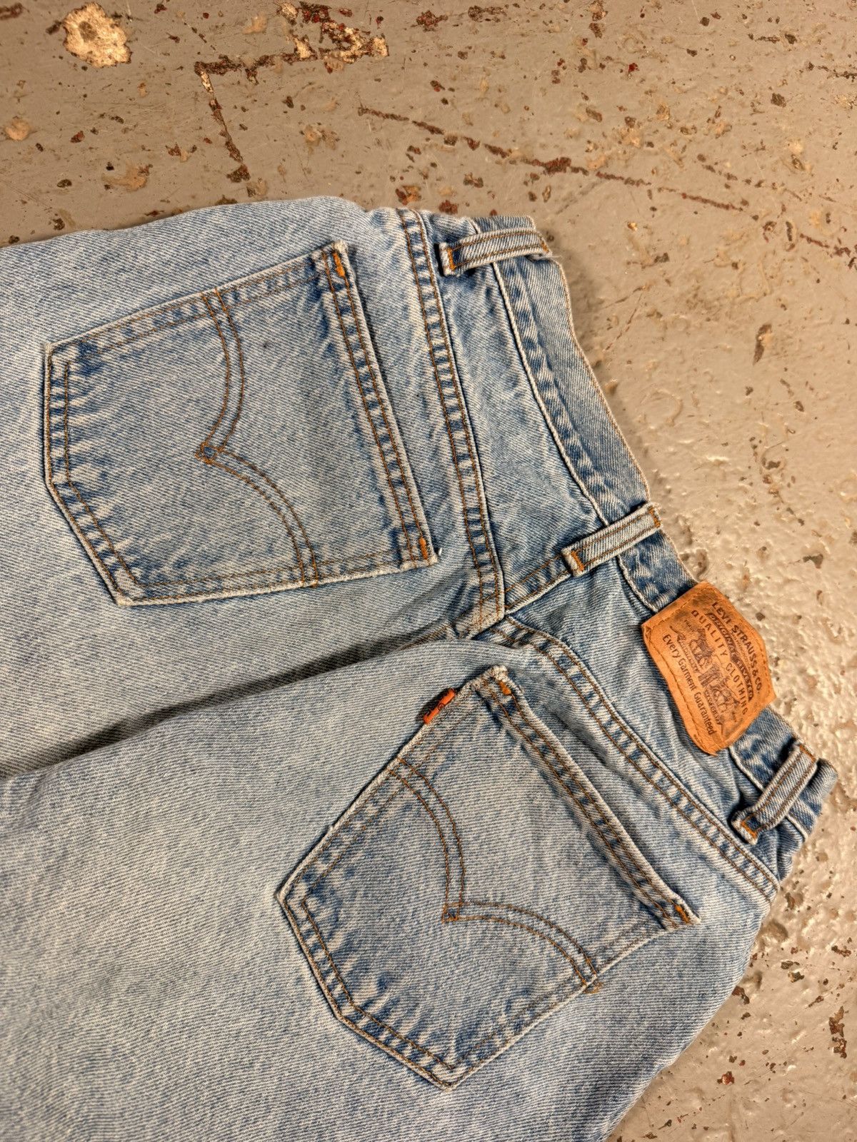 Levi's Vintage Classic Orange Tag Levis Denim Pants Size US 29 - 5 Thumbnail