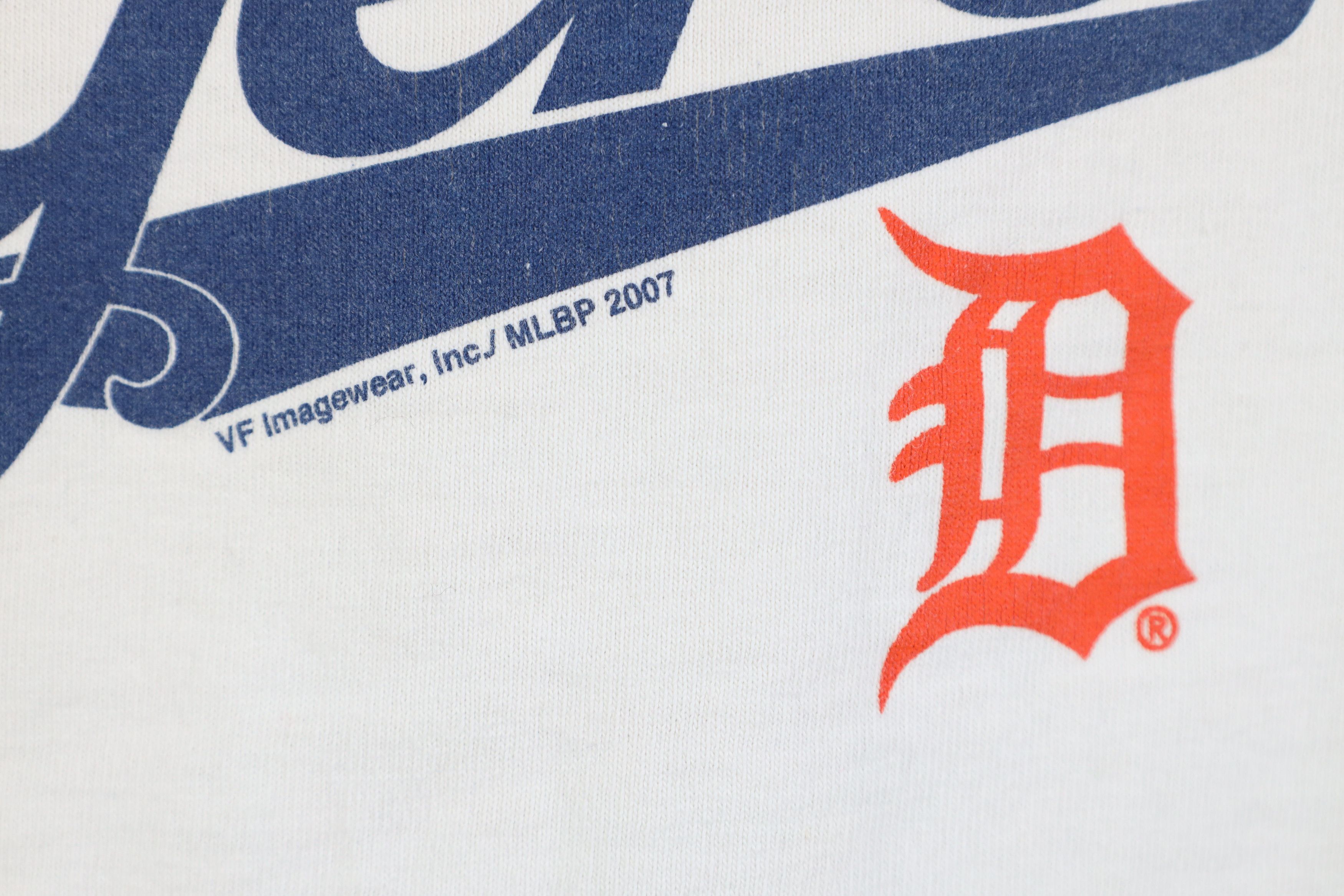 Vintage Vintage Y2K 2007 Tigers Baseball 3/4 Sleeve Raglan T-Shirt Size US L / EU 52-54 / 3 - 5 Thumbnail