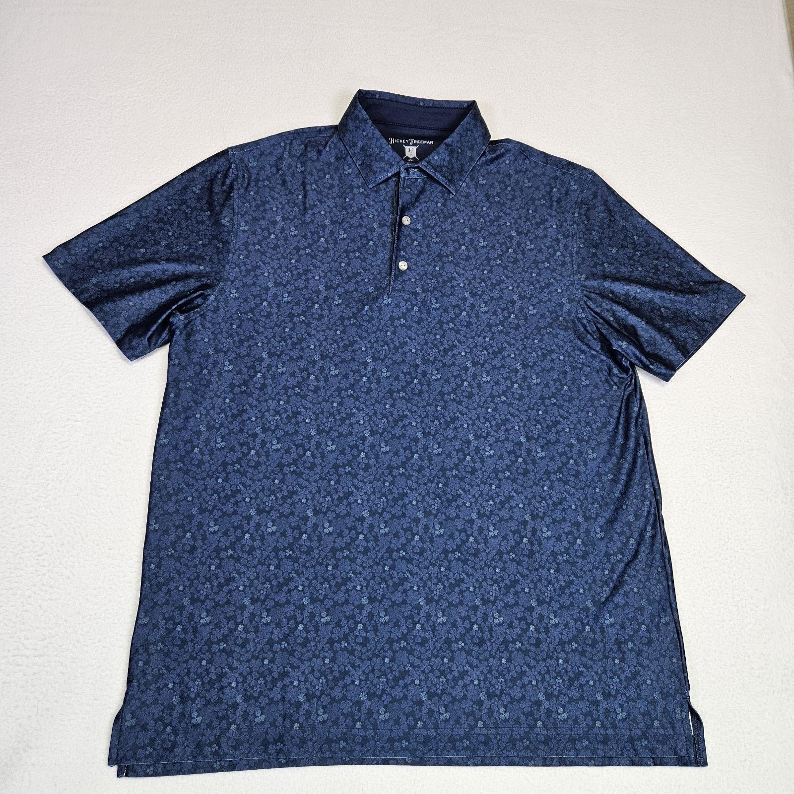 Hickey Freeman Hickey Freeman Golf Polo Clover AOP Performance Shirt Size US M / EU 48-50 / 2 - 3 Thumbnail
