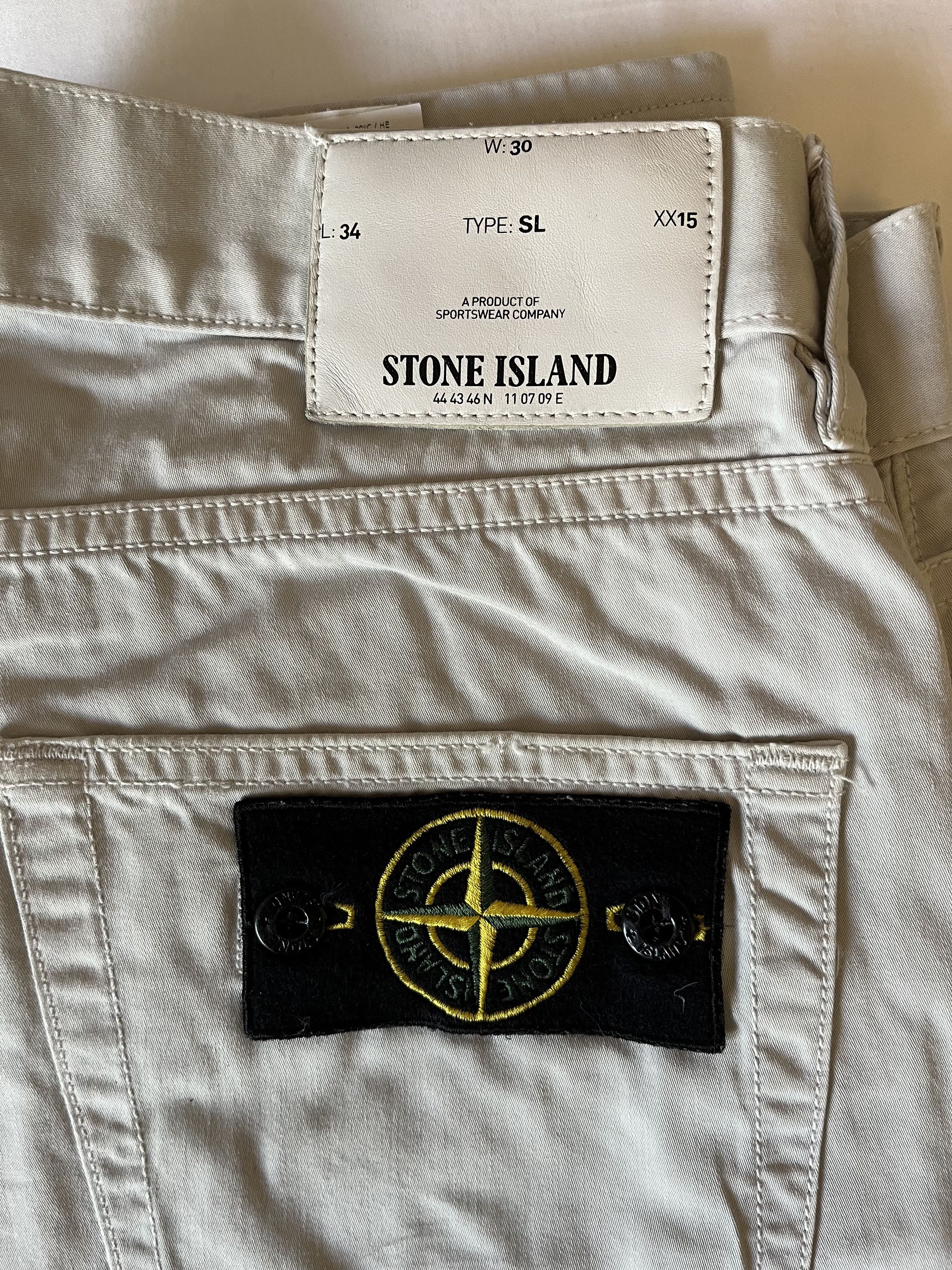 Stone Island Stone Island beige straight cotton pants Size US 30 / EU 46 - 2 Thumbnail