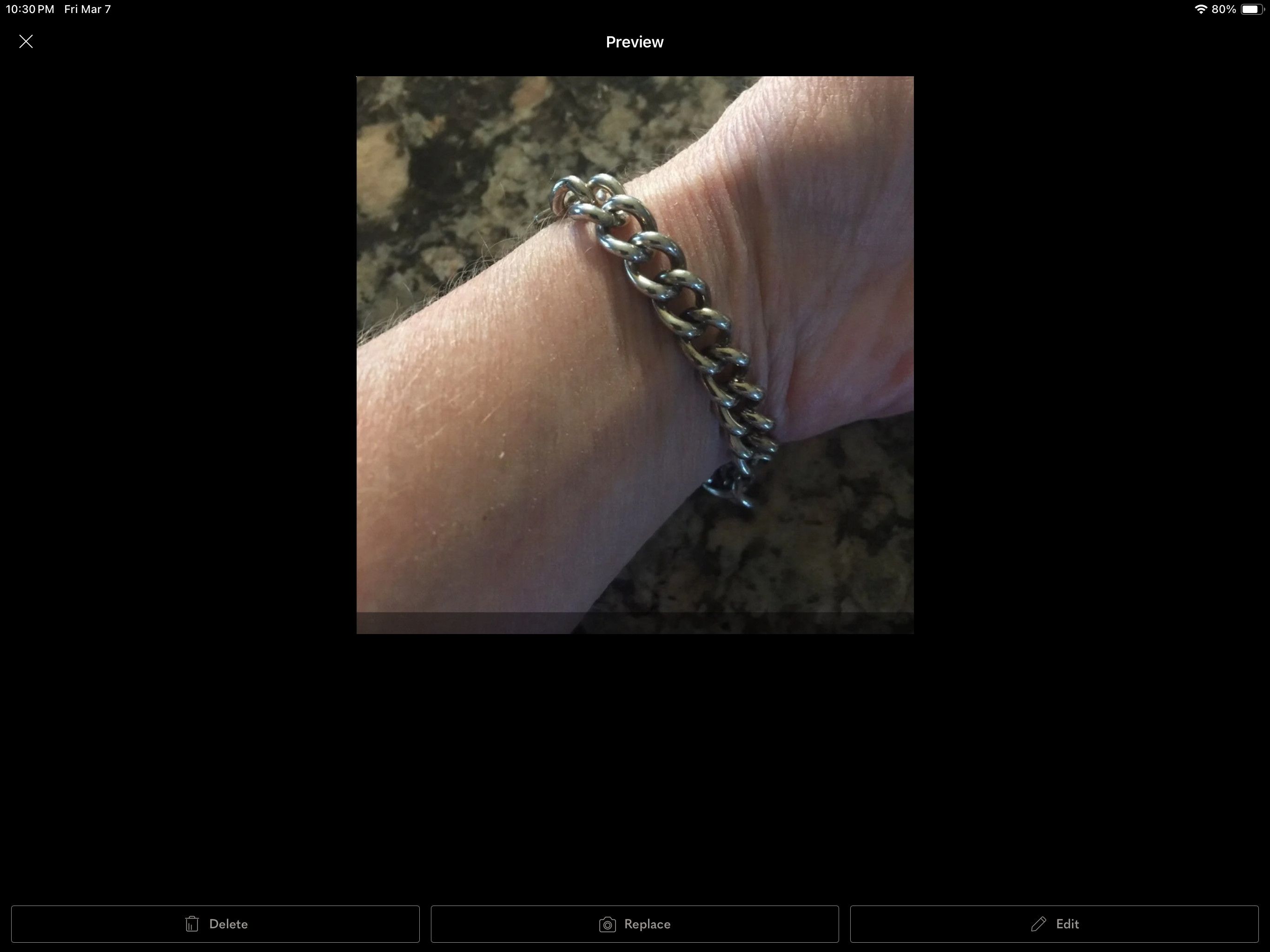 Other Vintage Men’s Sterling Silver ID Bracelet from WWII Size ONE SIZE - 9 Thumbnail