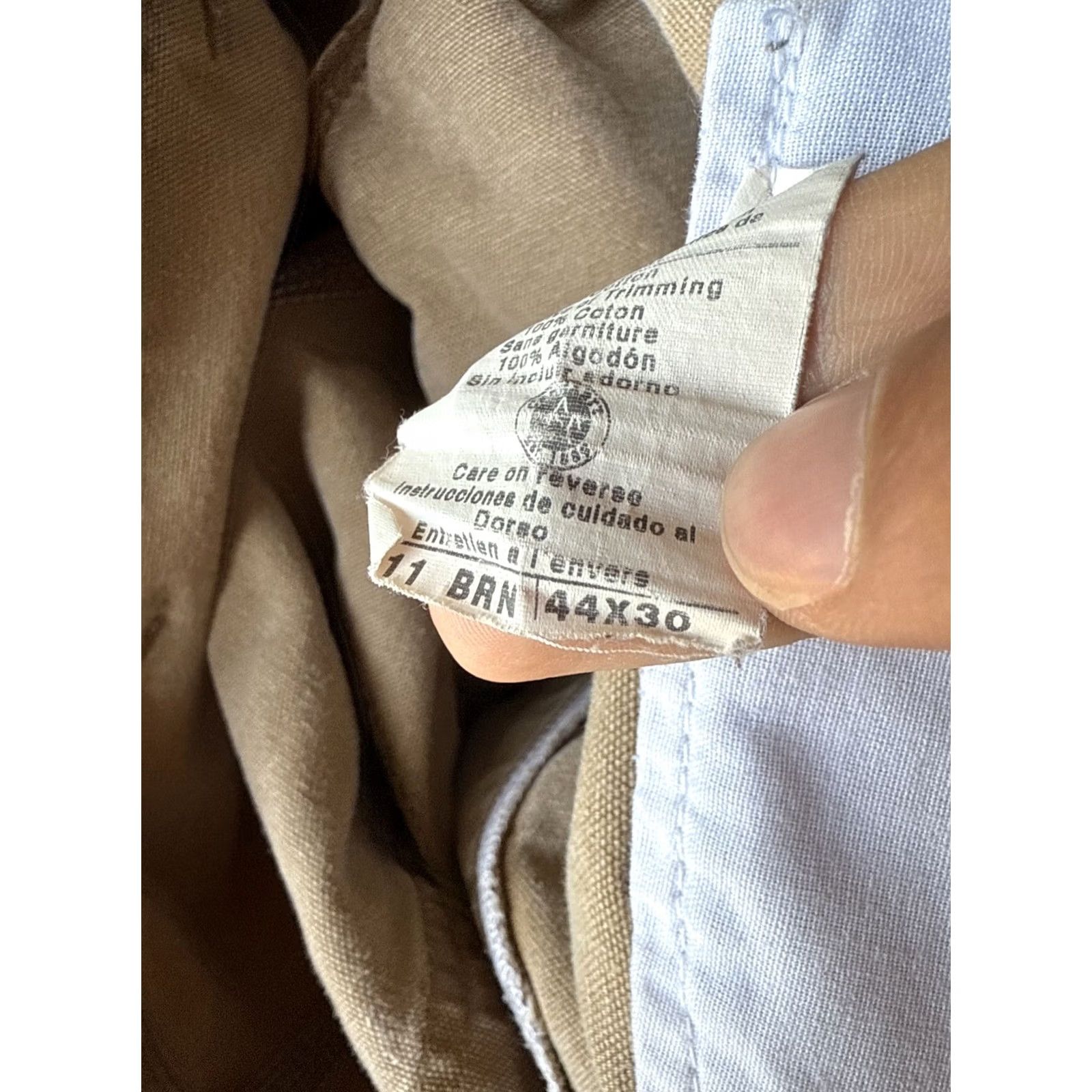 Carhartt VINTAGE Carhartt Workwear Carpenter Jeans 44 Beige Grunge USA Men Pants 5-Pocket Design Denim Distressed Carpenter Style Size US 44 / EU 60 - 3 Thumbnail