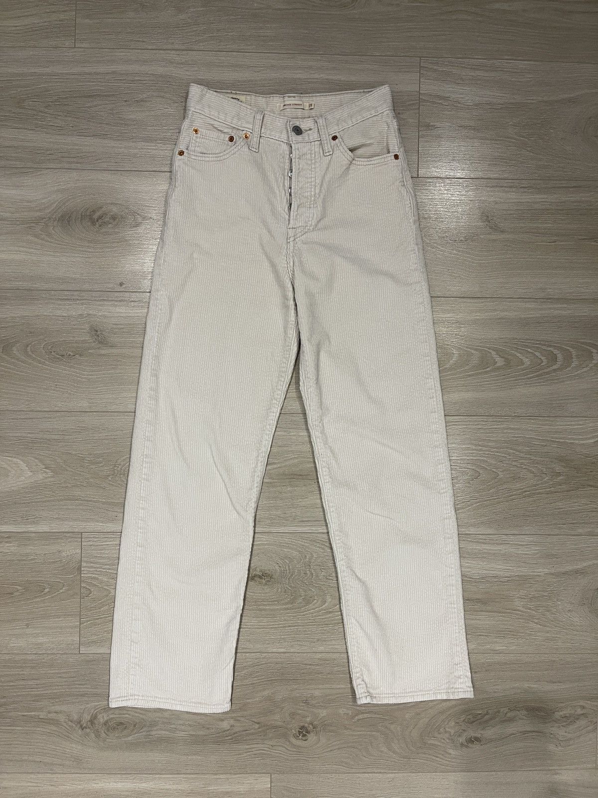 Levi's Levi’s premium corduroy pants rib cage straight W25 Size 25" / US 0 / IT 36 - 14 Thumbnail