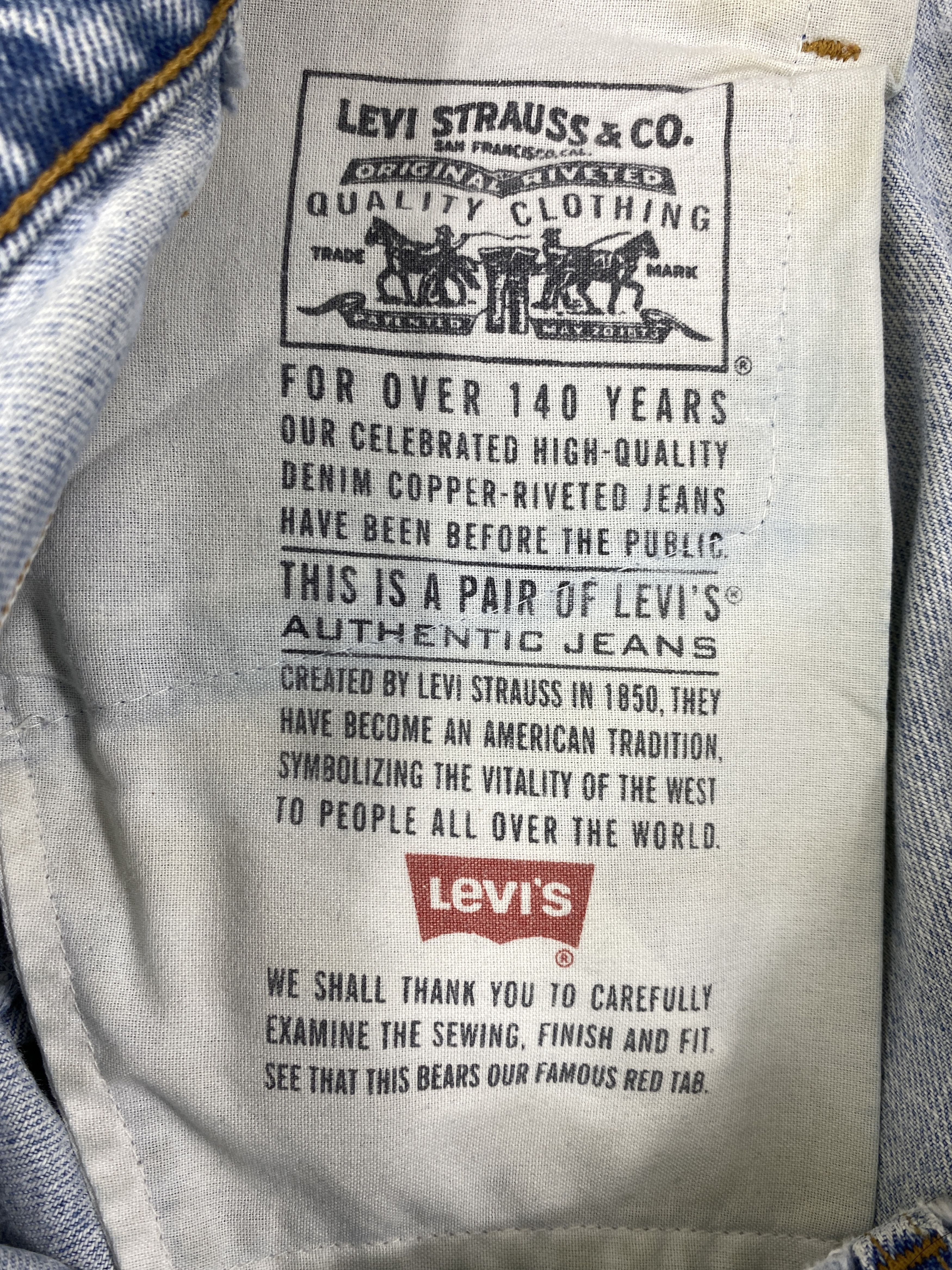 Levi's Faded Blue Vintage Levi's 511 Jeans 38x35 Denim -JN1946 Size US 38 / EU 54 - 11 Thumbnail