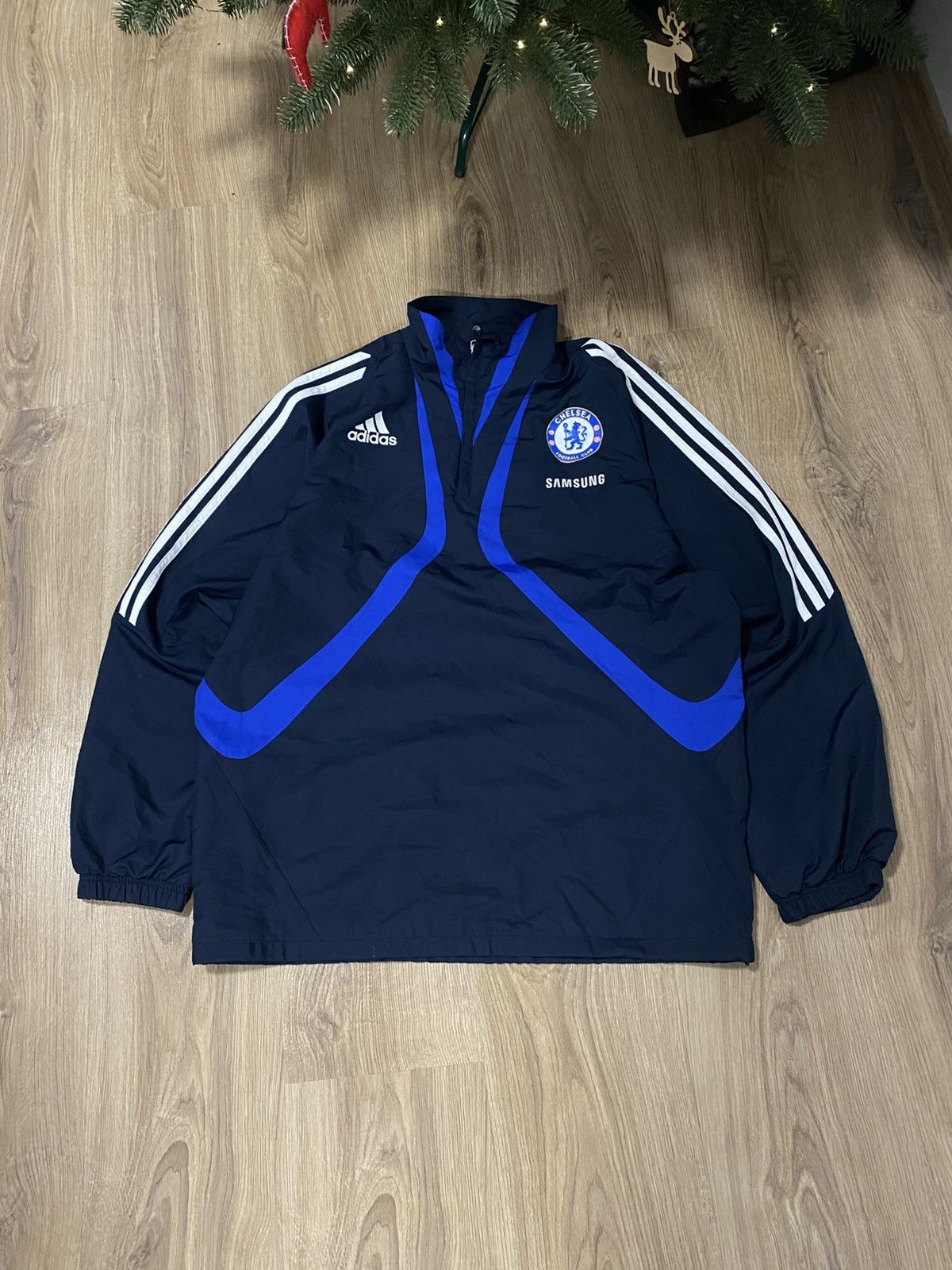 Chelsea Soccer Vintage Adidas Chelsea 2009 2010 Football Track Top Jacket M Size US M / EU 48-50 / 2 - 1 Thumbnail