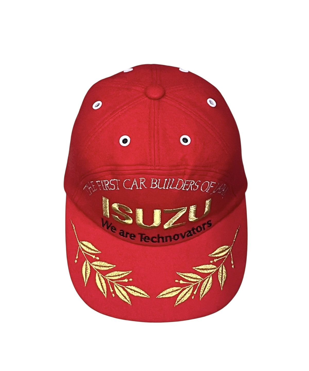 Racer Worldwide Vintage ISUZU Japan Racing Promo Wool Cap Gold Laurel Size ONE SIZE - 8 Thumbnail