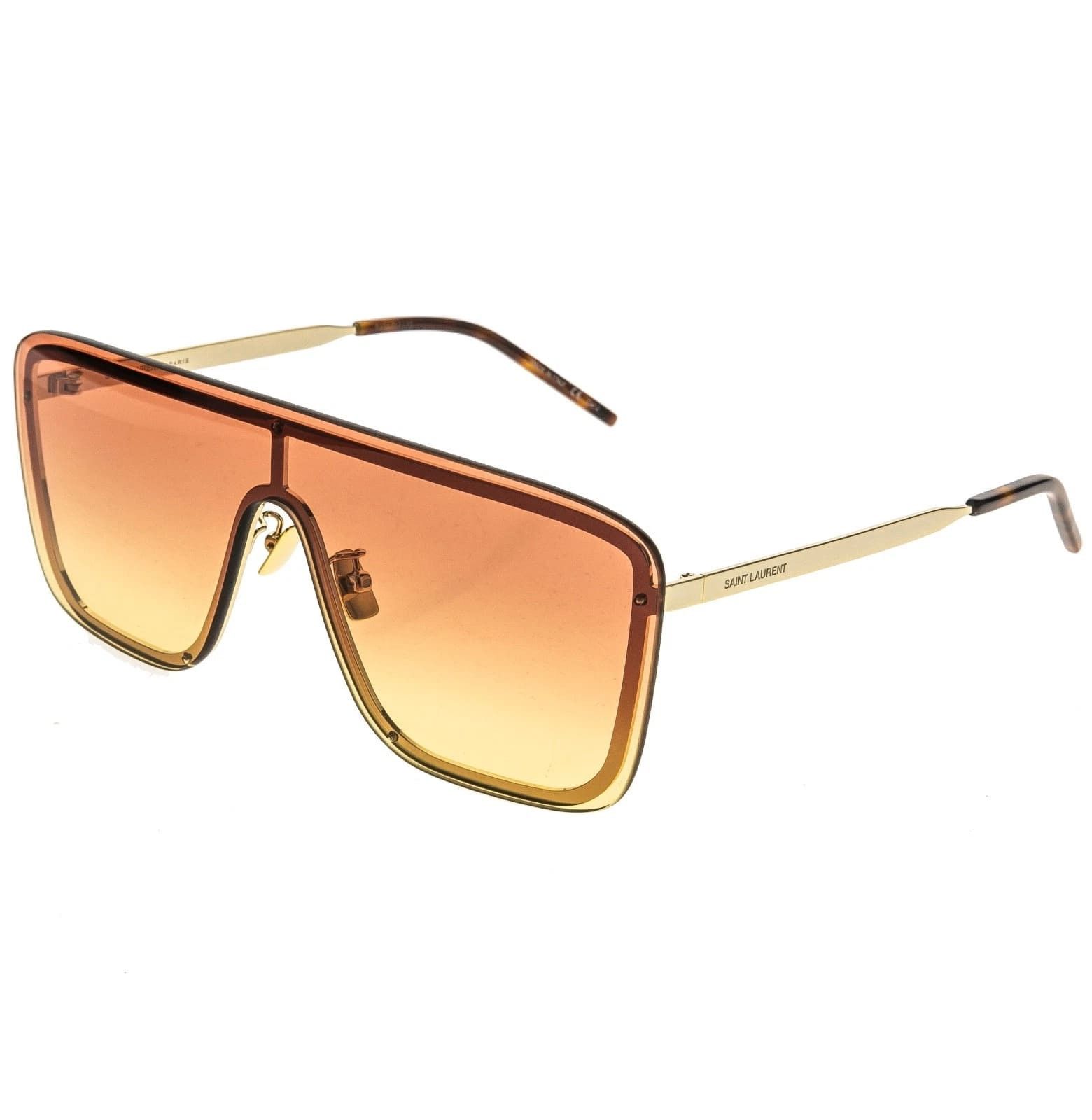 Yves Saint Laurent SAINT LAURENT 364 MASK YSL SL364 008 Unisex Sunglasses Size ONE SIZE - 9 Thumbnail