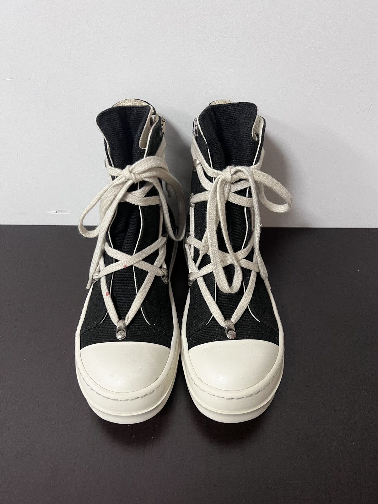 Rick Owens Drkshdw Rick owens drkshdw hexagram ramones high top sneakers sz36 Size US 6 / IT 36 - 3 Thumbnail