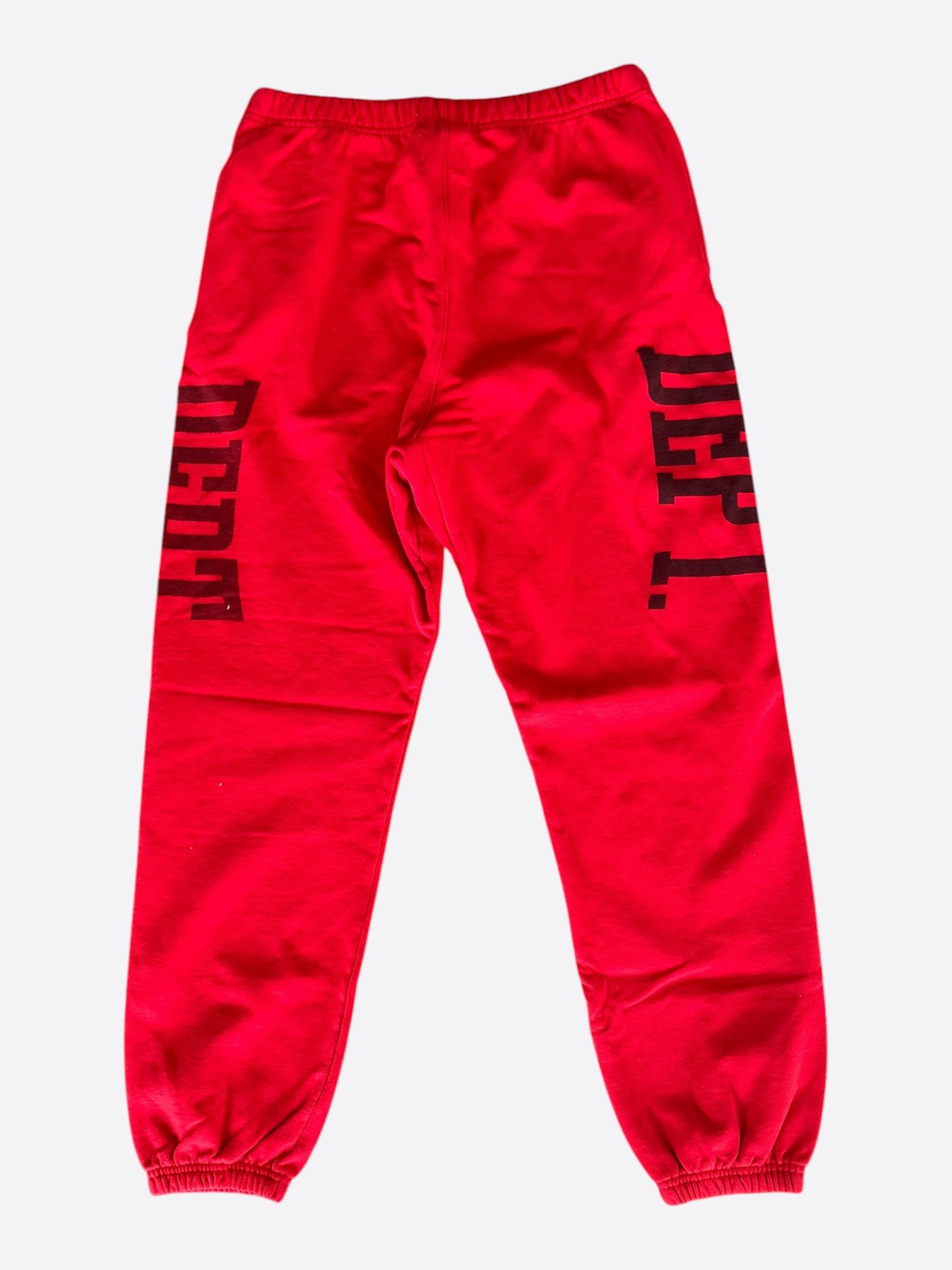 Gallery Dept. Gallery Dept Red & Black Dept Gym Sweatpants Size US 36 / EU 52 - 2 Thumbnail