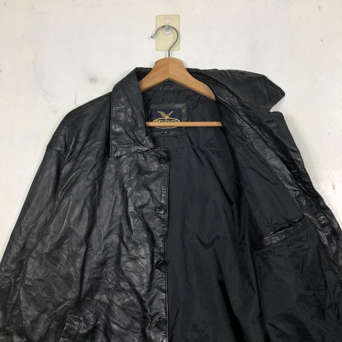 Japanese Brand 📌Vintage Biker Leather Jacket Suburban Issey Miyake Size US L / EU 52-54 / 3 - 14 Thumbnail