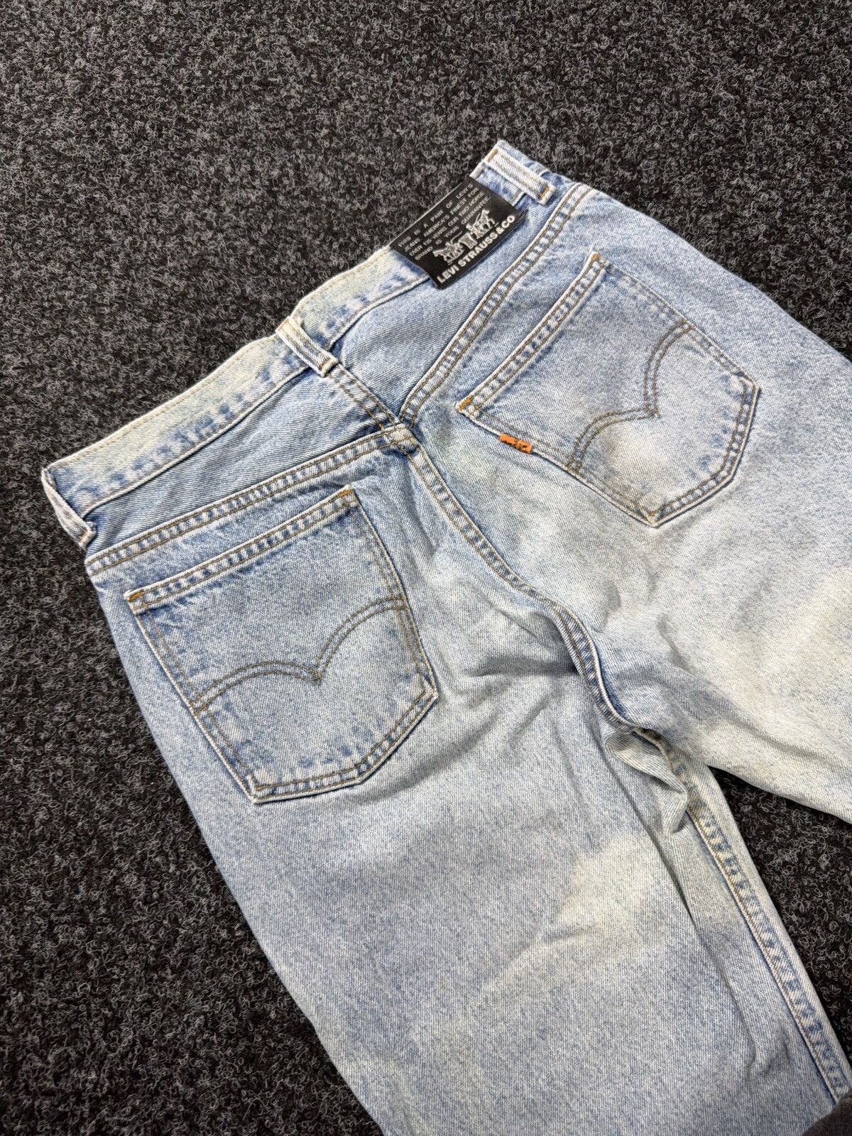 Levi's Vintage Clothing Vintage Levi’s 615 Distressed Faded Orange Tab Retro Jeans Size US 32 / EU 48 - 18 Thumbnail