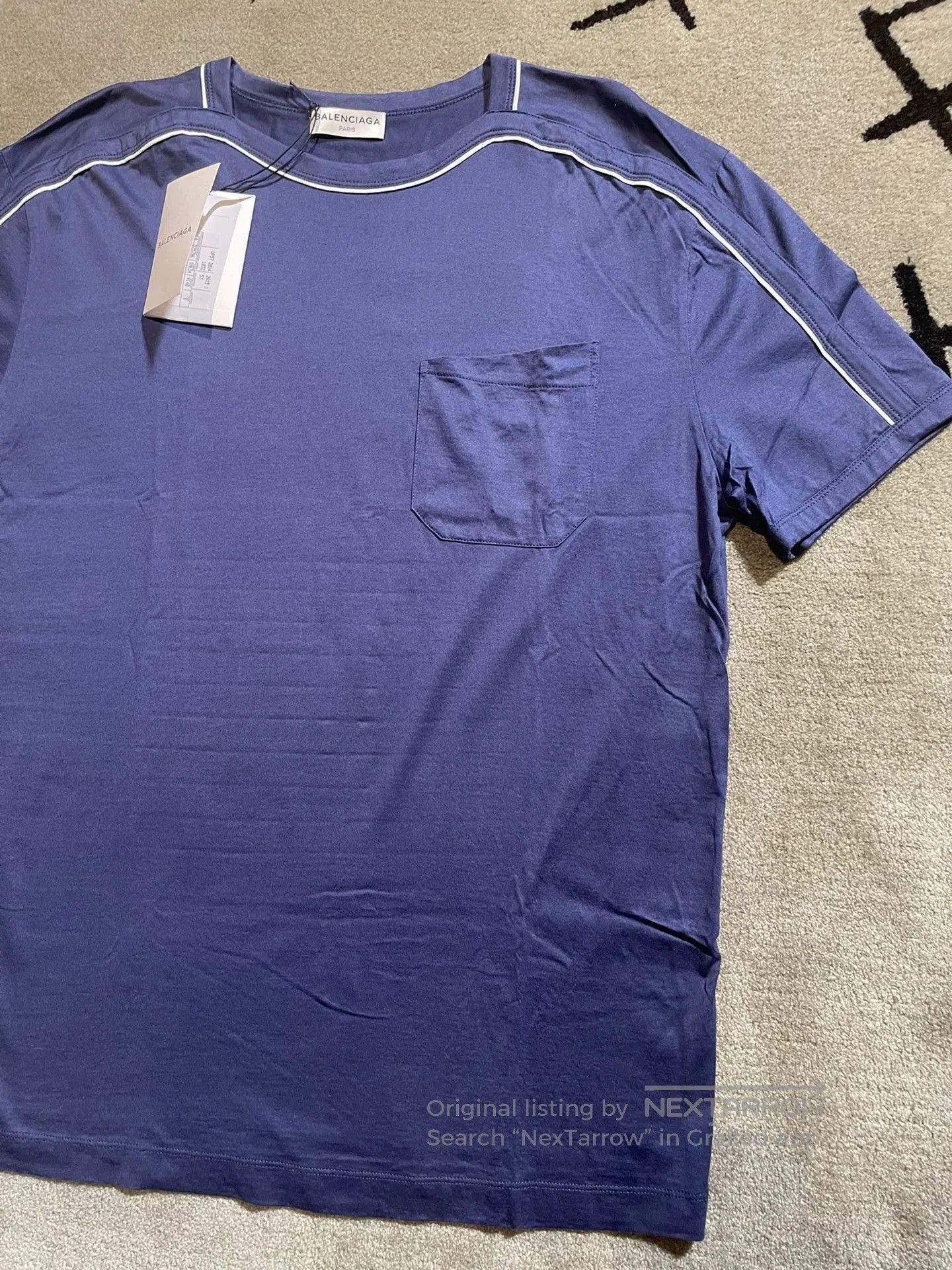 Balenciaga balenciaga short sleeve classic patterned t-shirt. Size US S / EU 44-46 / 1 - 2 Thumbnail