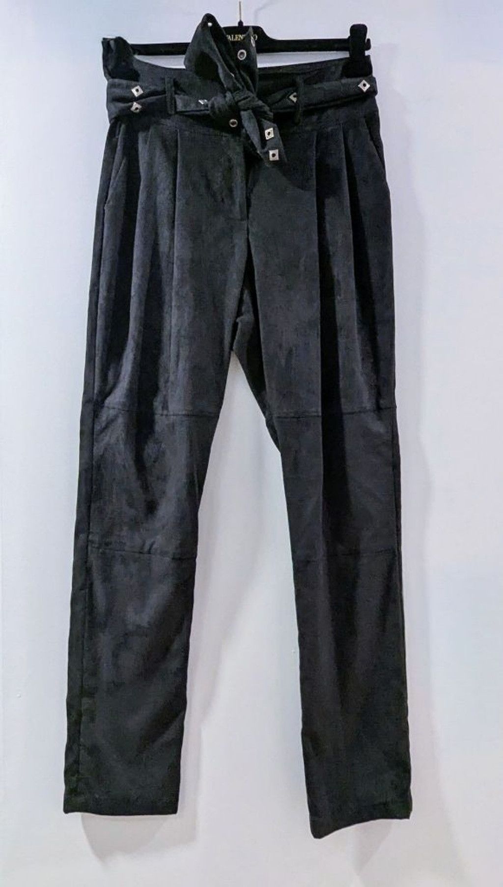 Philosophy di Lorenzo Serafini Philosophy di Lorenzo Serafini Black Suede Pants Size 4 Size 27" / US 4 / IT 40 - 4 Thumbnail