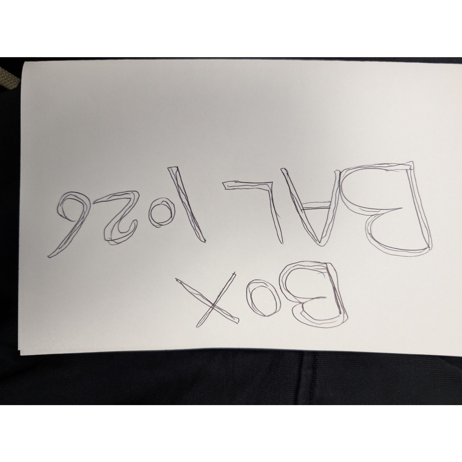 Balenciaga o1rshd1 Hand-Drawn Logo Cotton Hoodie in black Size US L / EU 52-54 / 3 - 23 Thumbnail