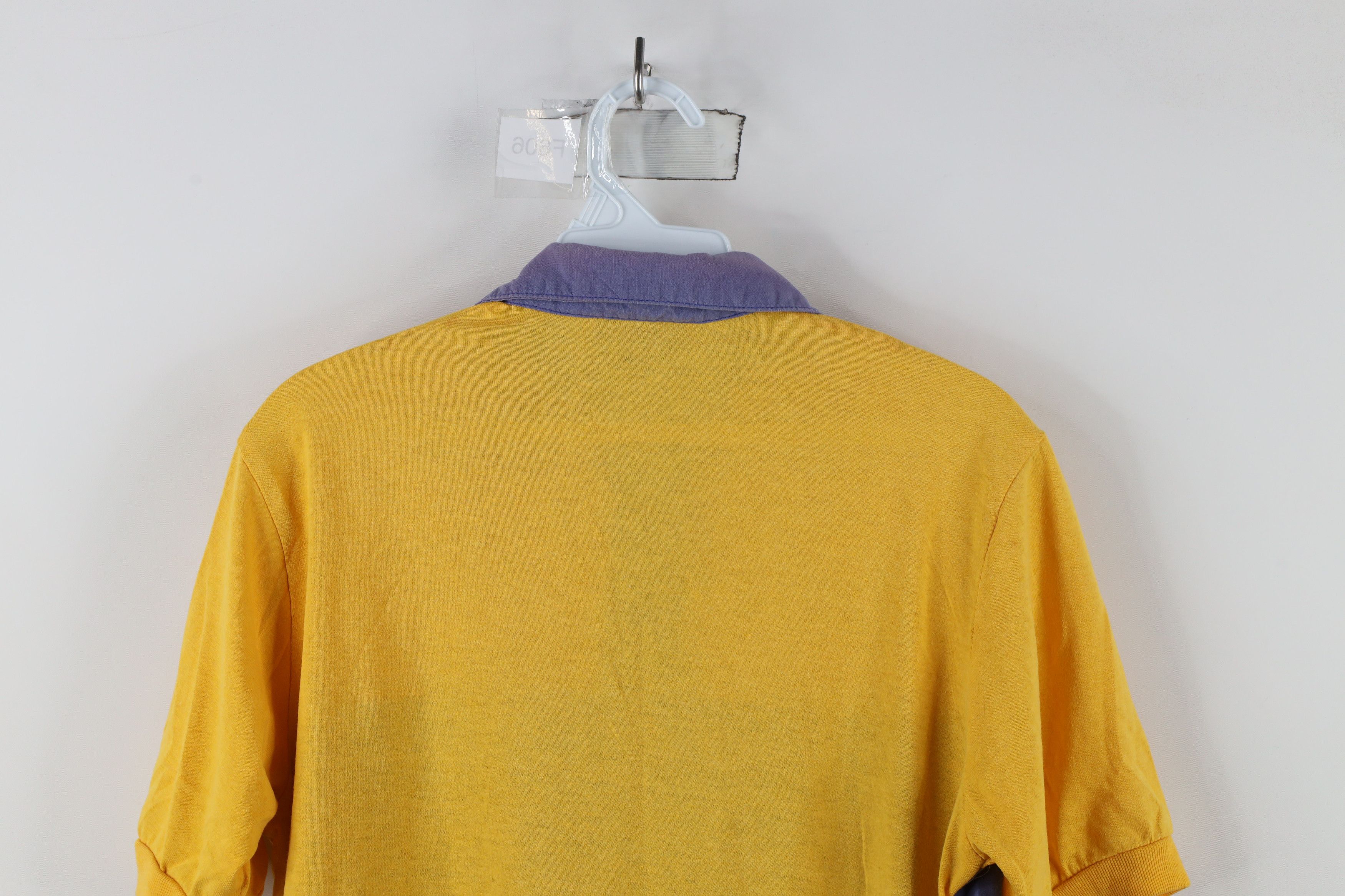Vintage Vintage 90s Streetwear Los Angeles Lakers Rugby Polo Shirt Size US S / EU 44-46 / 1 - 13 Thumbnail