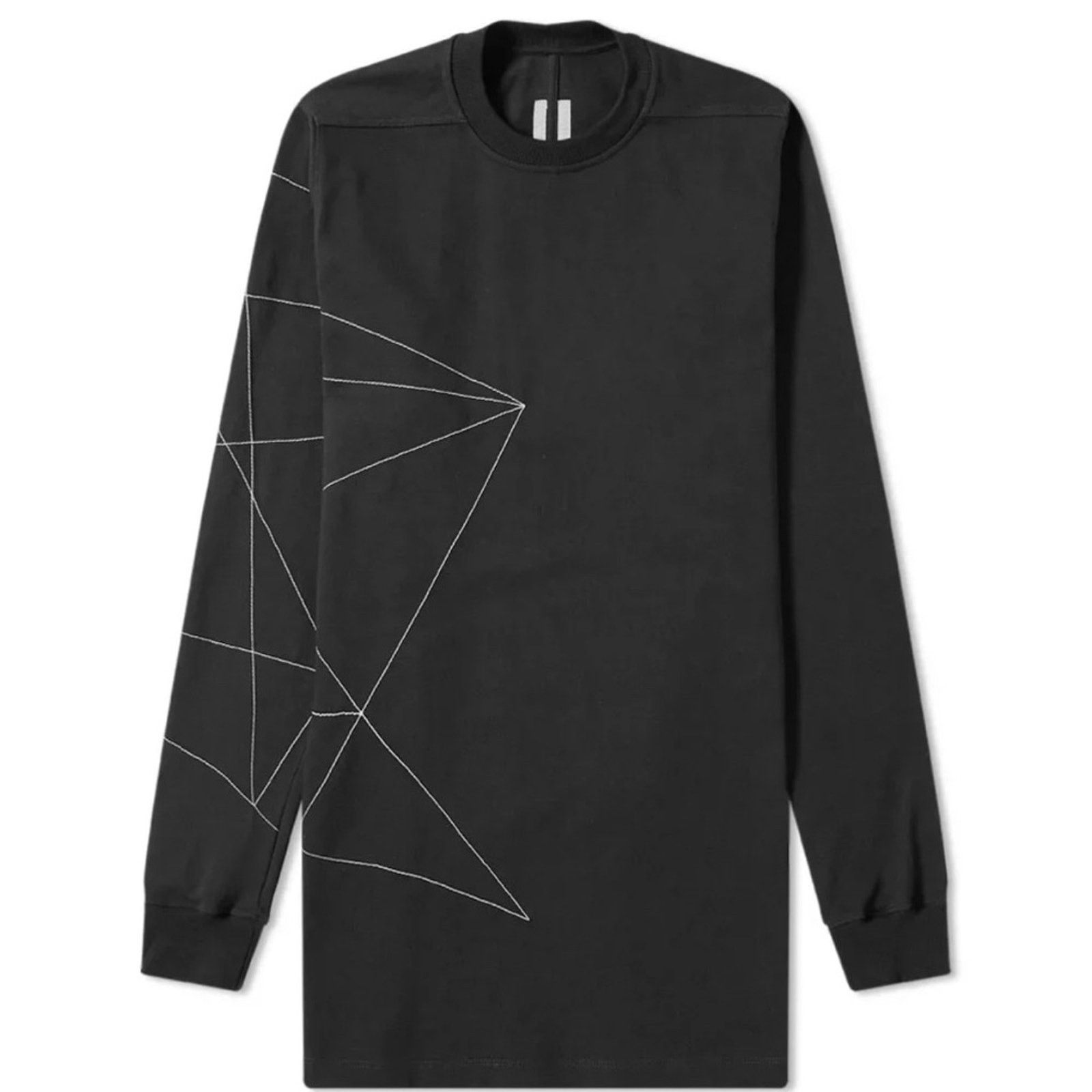 Rick Owens rare Babel SS19 Embroidered Sweatshirt size L Black Cotton Size US L / EU 52-54 / 3 - 1 Thumbnail