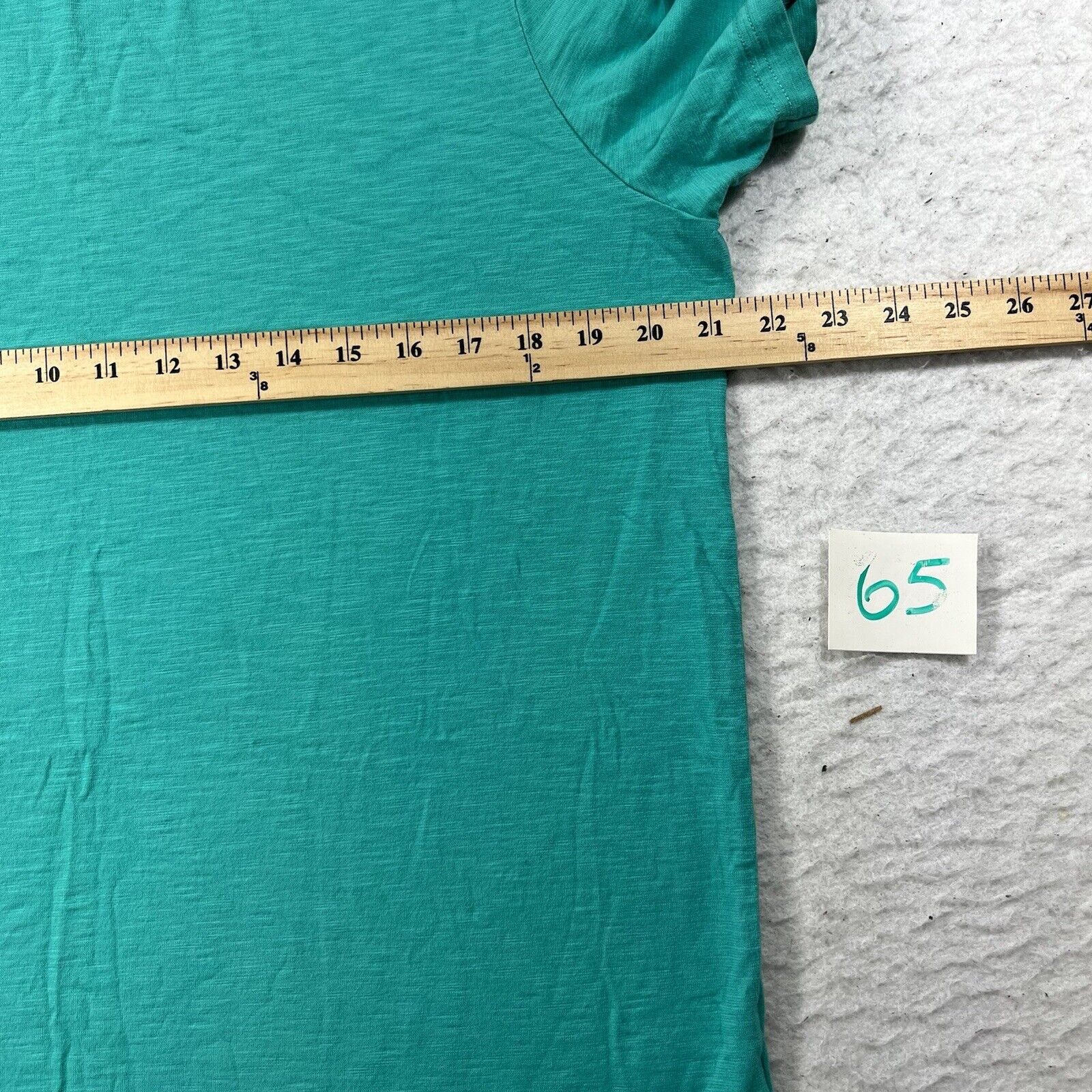 Michael Kors Michael Kors Men's Large Teal Green Canvas T Shirt Size US L / EU 52-54 / 3 - 9 Thumbnail