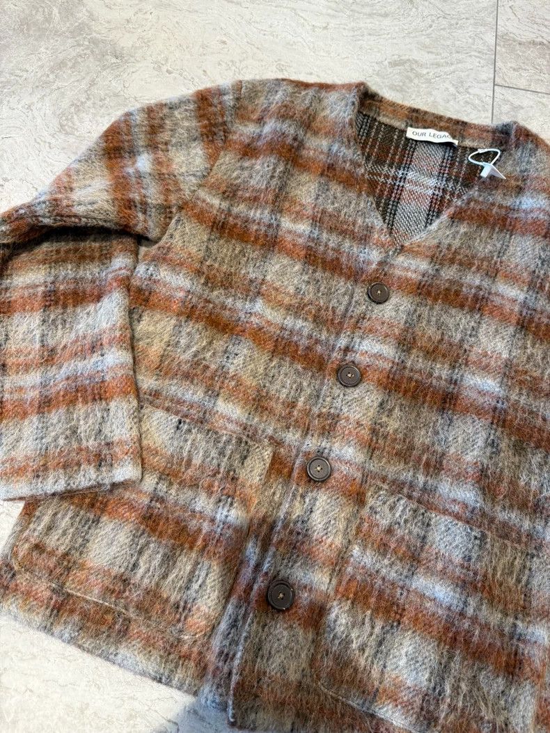 Our Legacy Our Legacy size48 Grainy horsehair knit cardigan Size US M / EU 48-50 / 2 - 2 Thumbnail